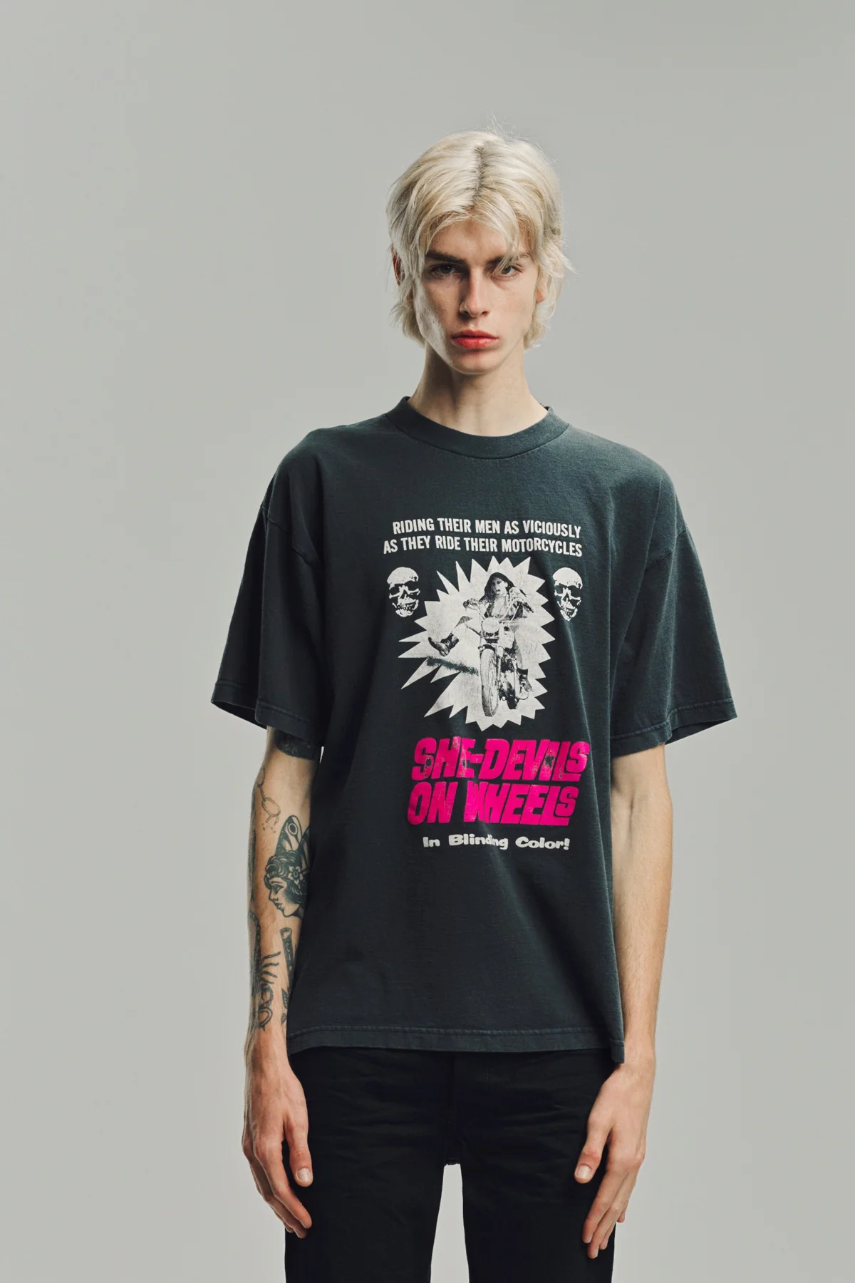 MAXFIELD VINTAGE | 1990S SHE DEVILS ON WHEELS TEE