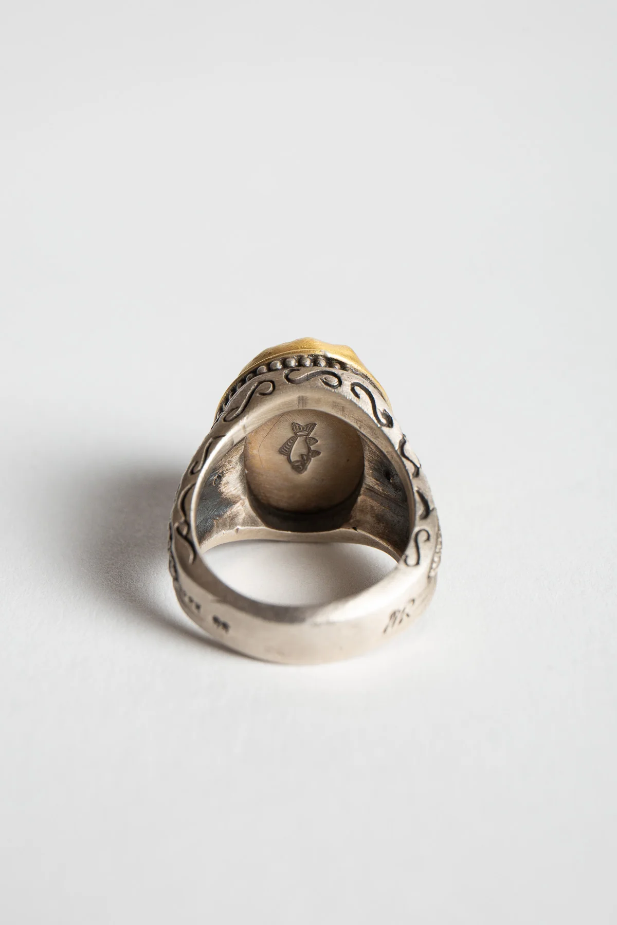 MELINDA RISK | WINGED SKULL CRYSTAL & RUBY RING - Image 4