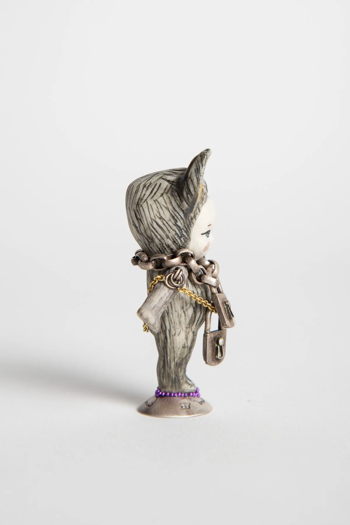 MELINDA RISK | WOLF BOY FIGURINE - Image 3