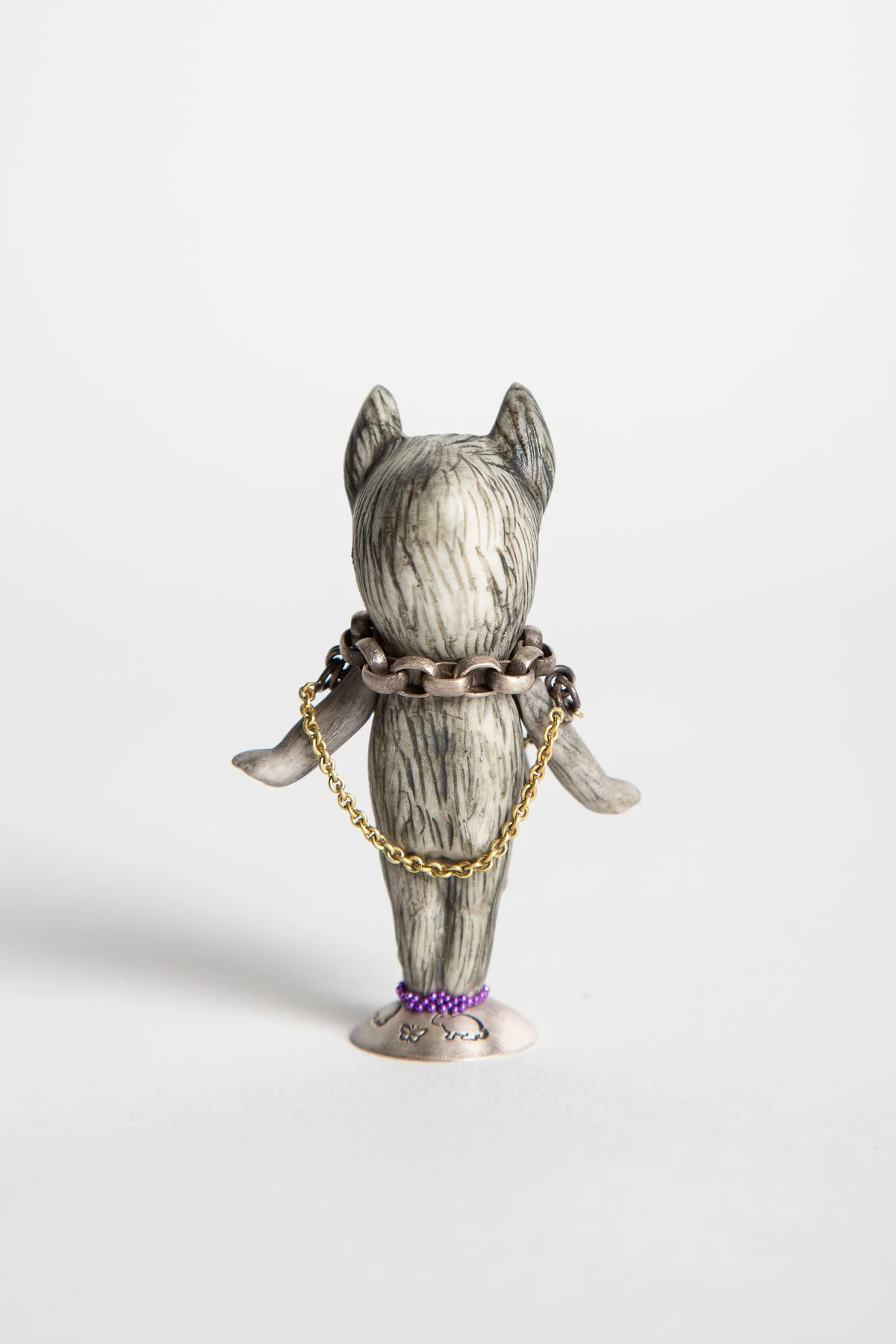 MELINDA RISK | WOLF BOY FIGURINE - Image 4