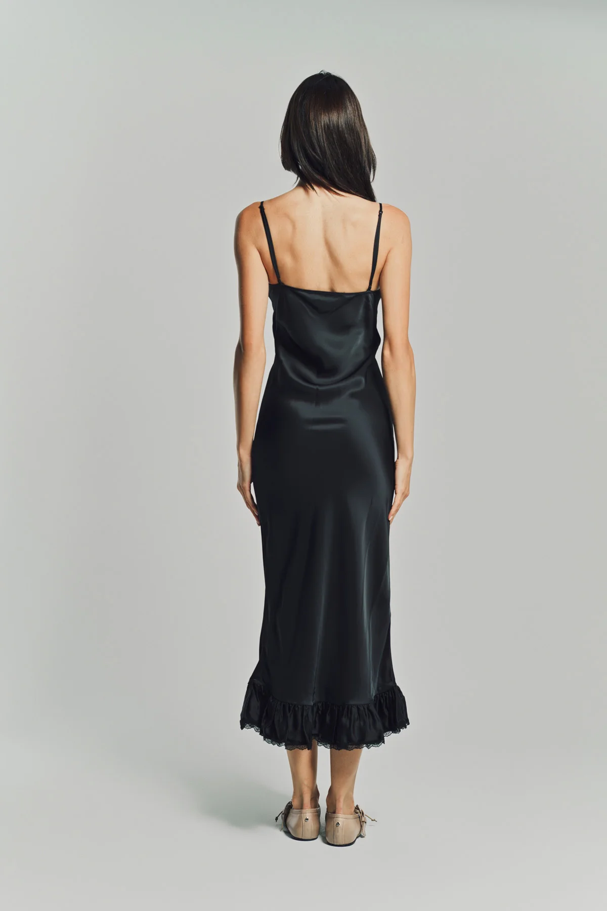 MERUERT TOLEGEN | LIQUID TRIM SLIP DRESS - Image 5