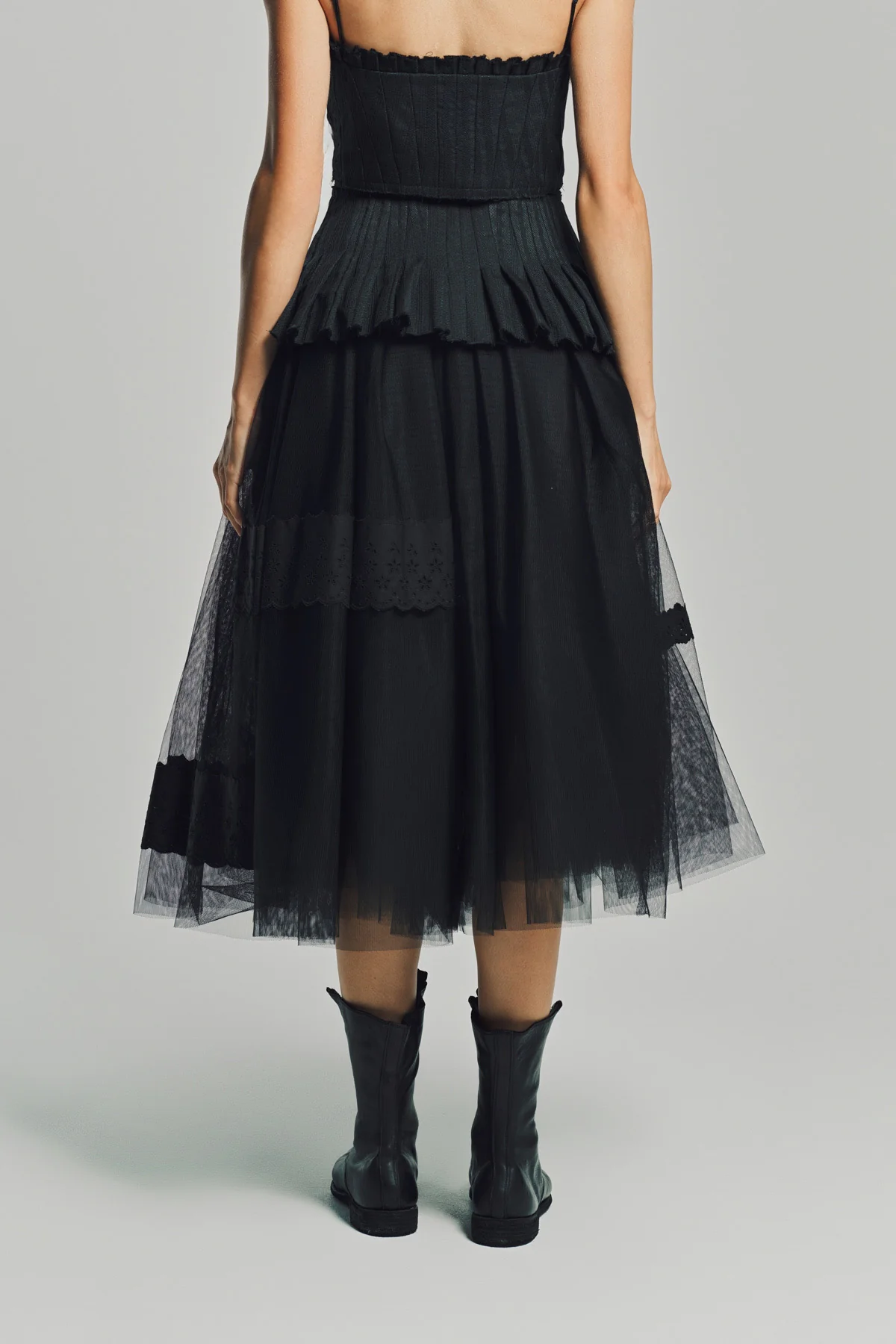 MERUERT TOLEGEN | VOLUME TULLE SKIRT - Image 5