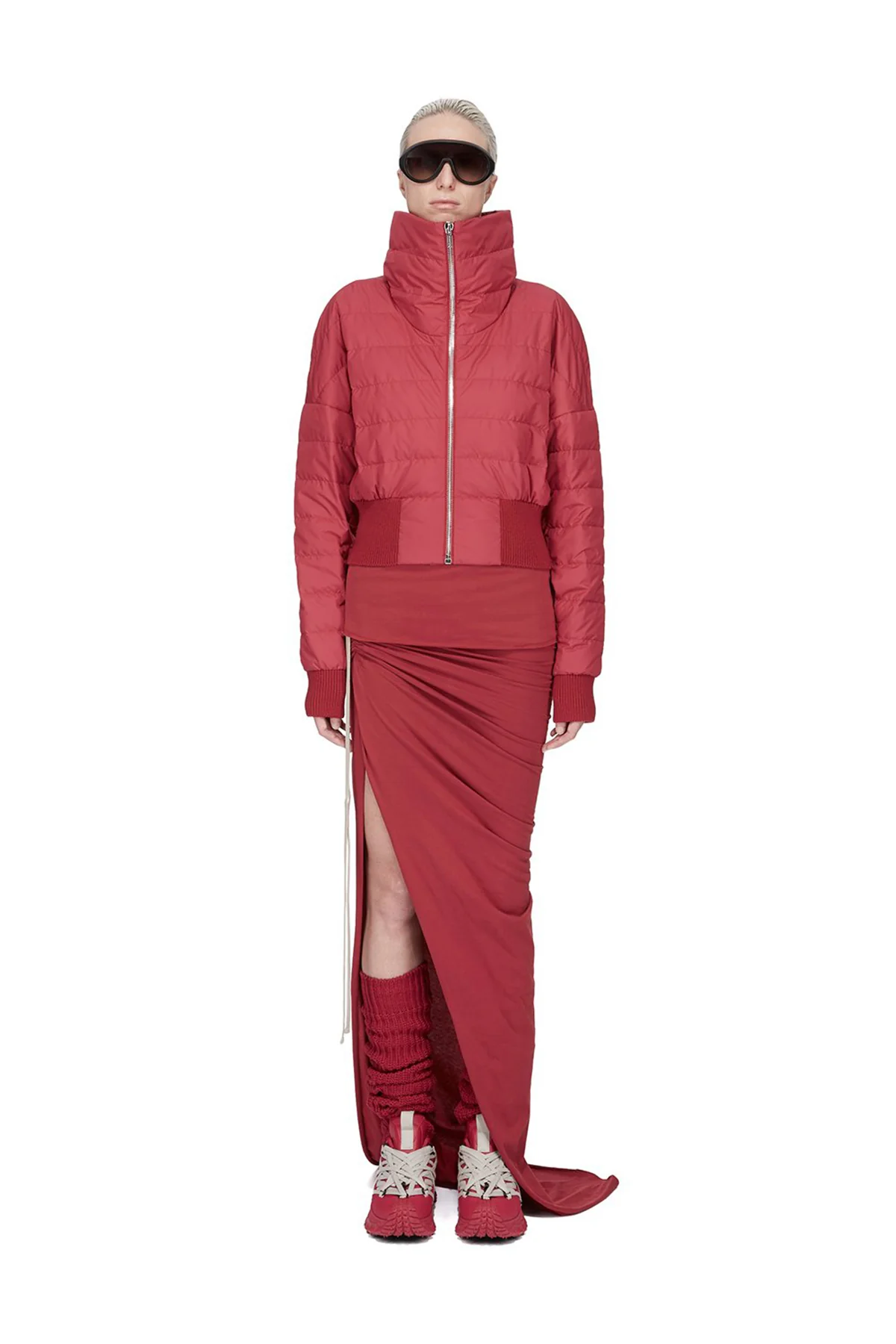 MONCLER + RICK OWENS | WOMEN'S GIRDER LONG SLEEVE TEE - Image 10