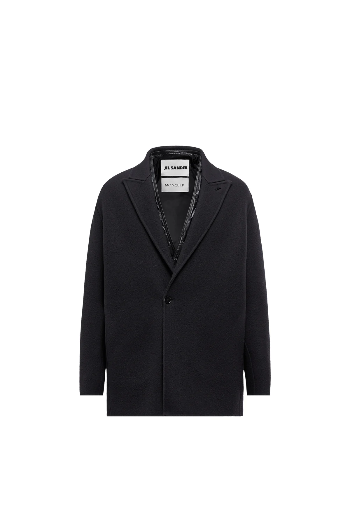 MONCLER X JIL SANDER | MEN'S RHAMNOSE 3-IN-1 WOOL MONO-BREASTED DOWN JACKET