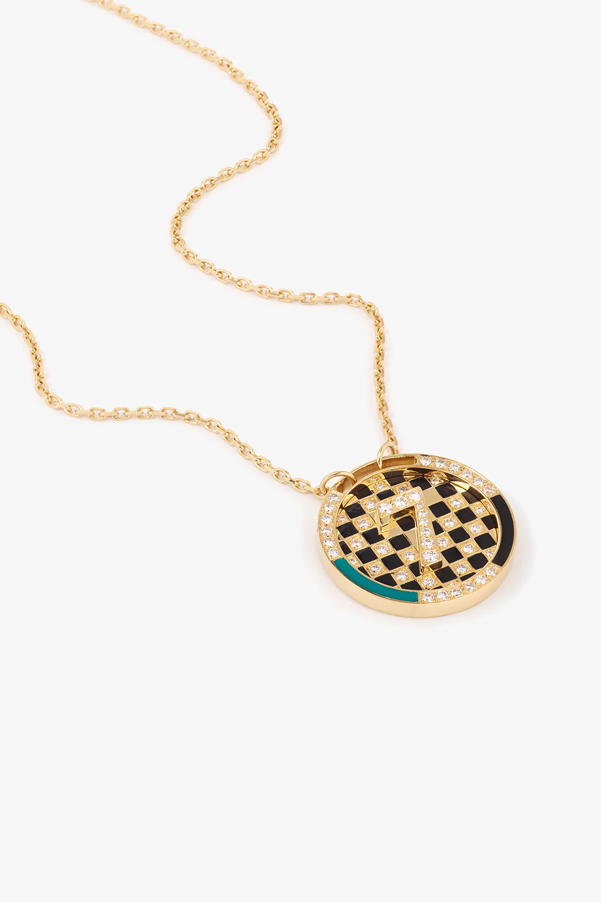 MYSTERYJOY | MEDAL CHESS NECKLACE - Image 2
