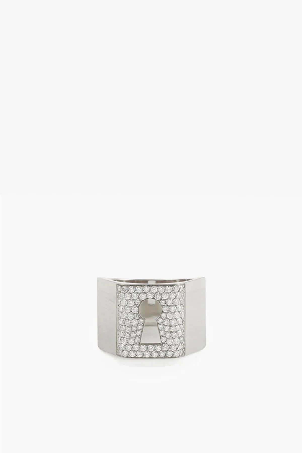 MYSTERYJOY | WHITE GOLD & DIAMOND PROTECTION RING