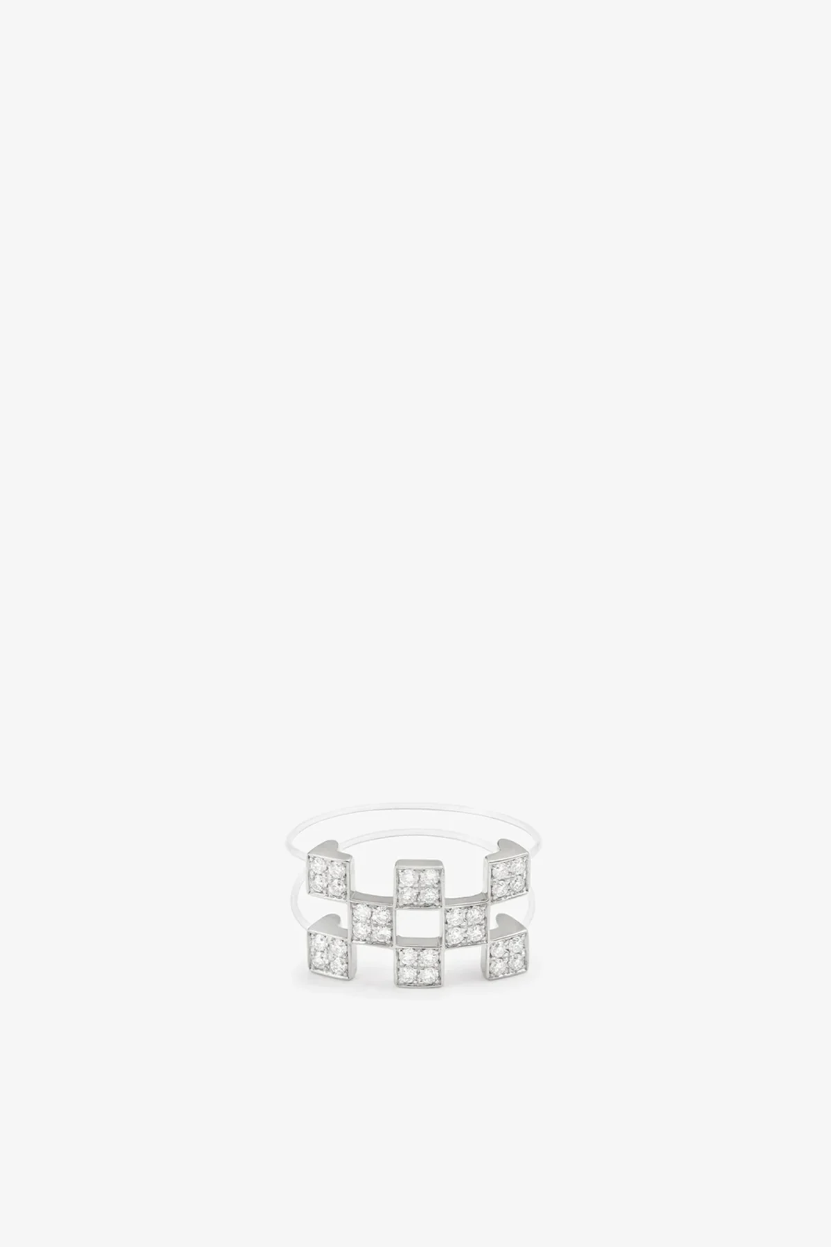 MYSTERYJOY | WHITE GOLD NYLON ILLUSION RING