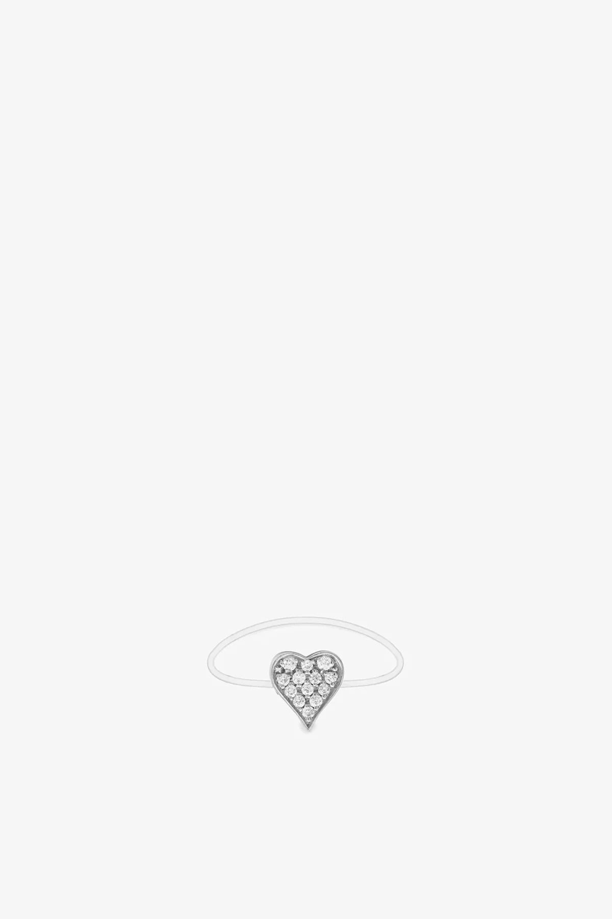 MYSTERYJOY | WHITE GOLD SMALL ÂME NYLON RING