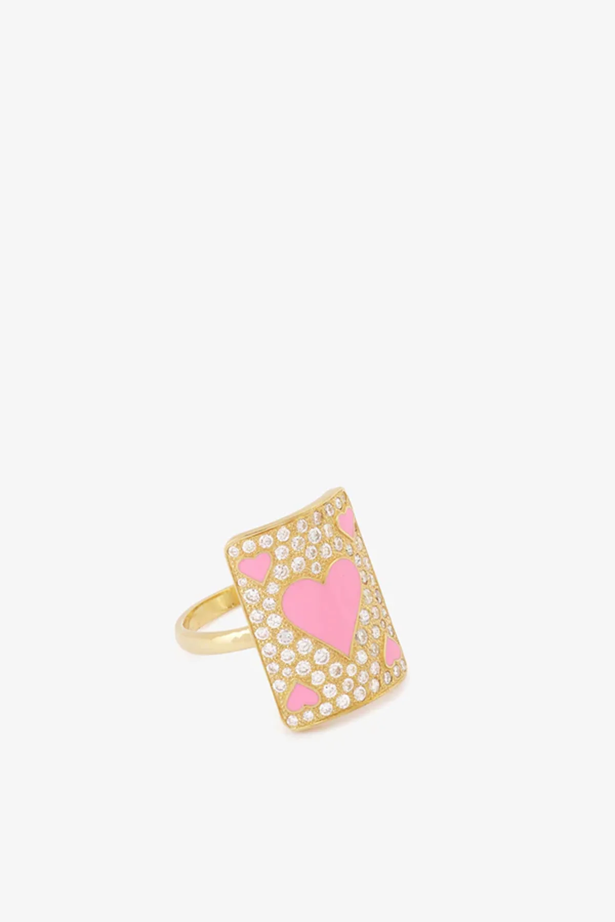 MYSTERYJOY | YELLOW GOLD & DIAMOND MEDIUM BUBBLE ÂME RING - Image 2