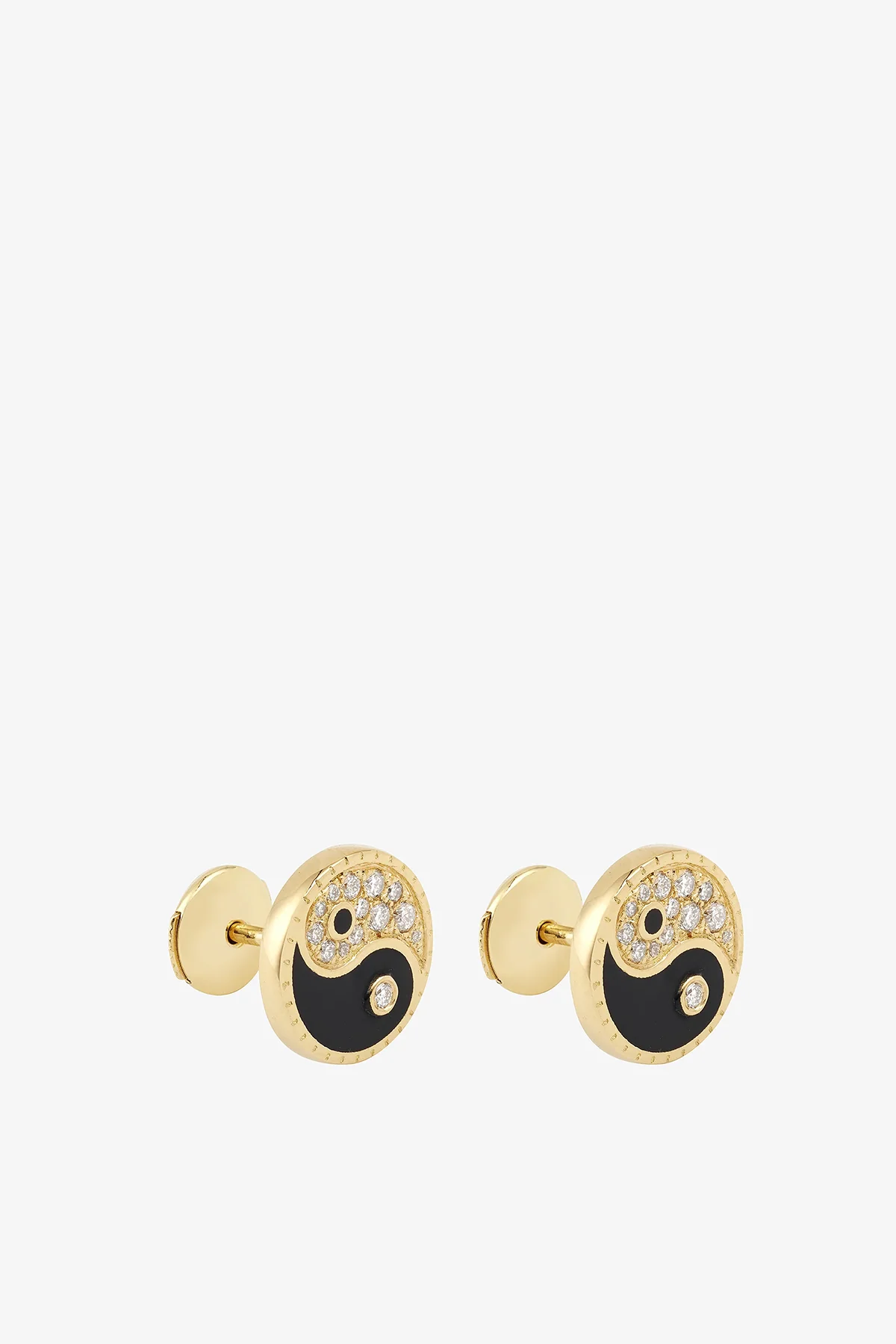 MYSTERYJOY | YIN YANG MONO EARRINGS, SET OF TWO - Image 2
