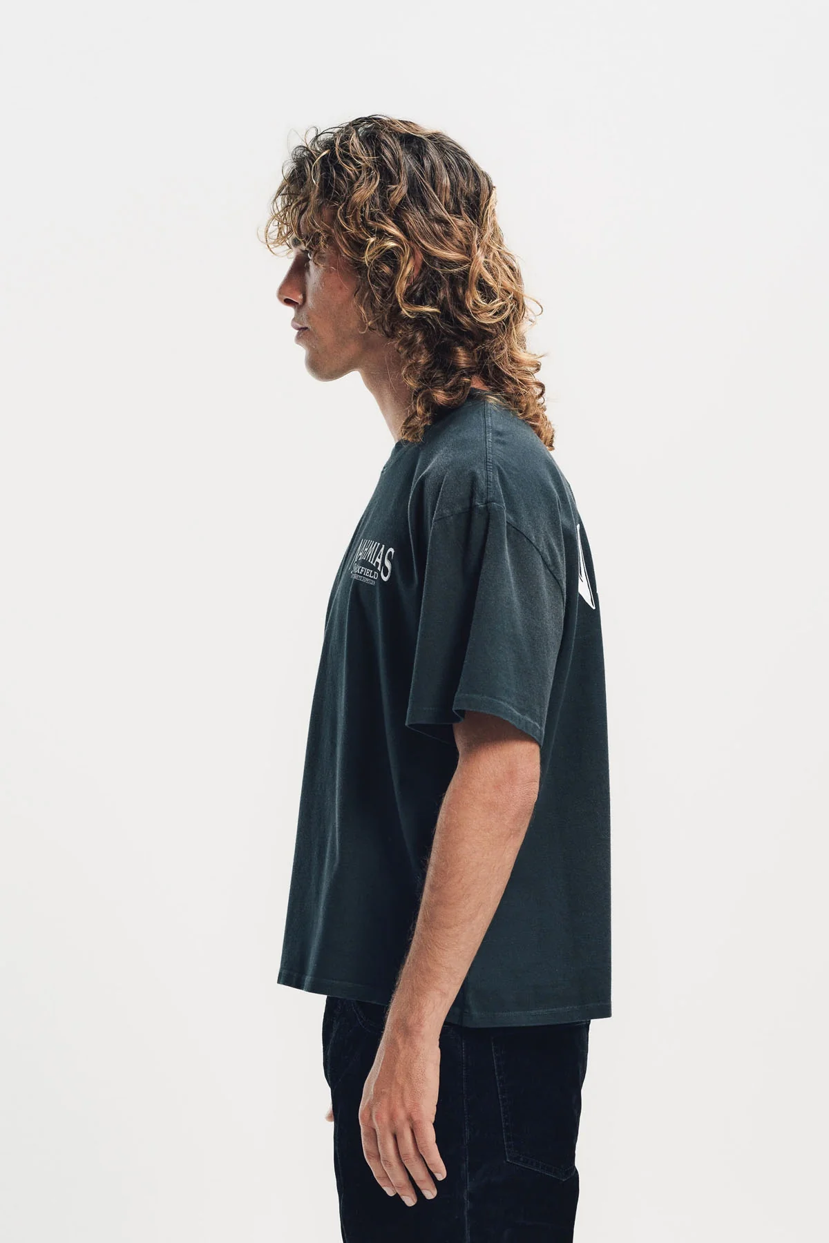 NAHMIAS | BLACK MAXFIELD CRAFT SUPPLIER T-SHIRT - Image 4