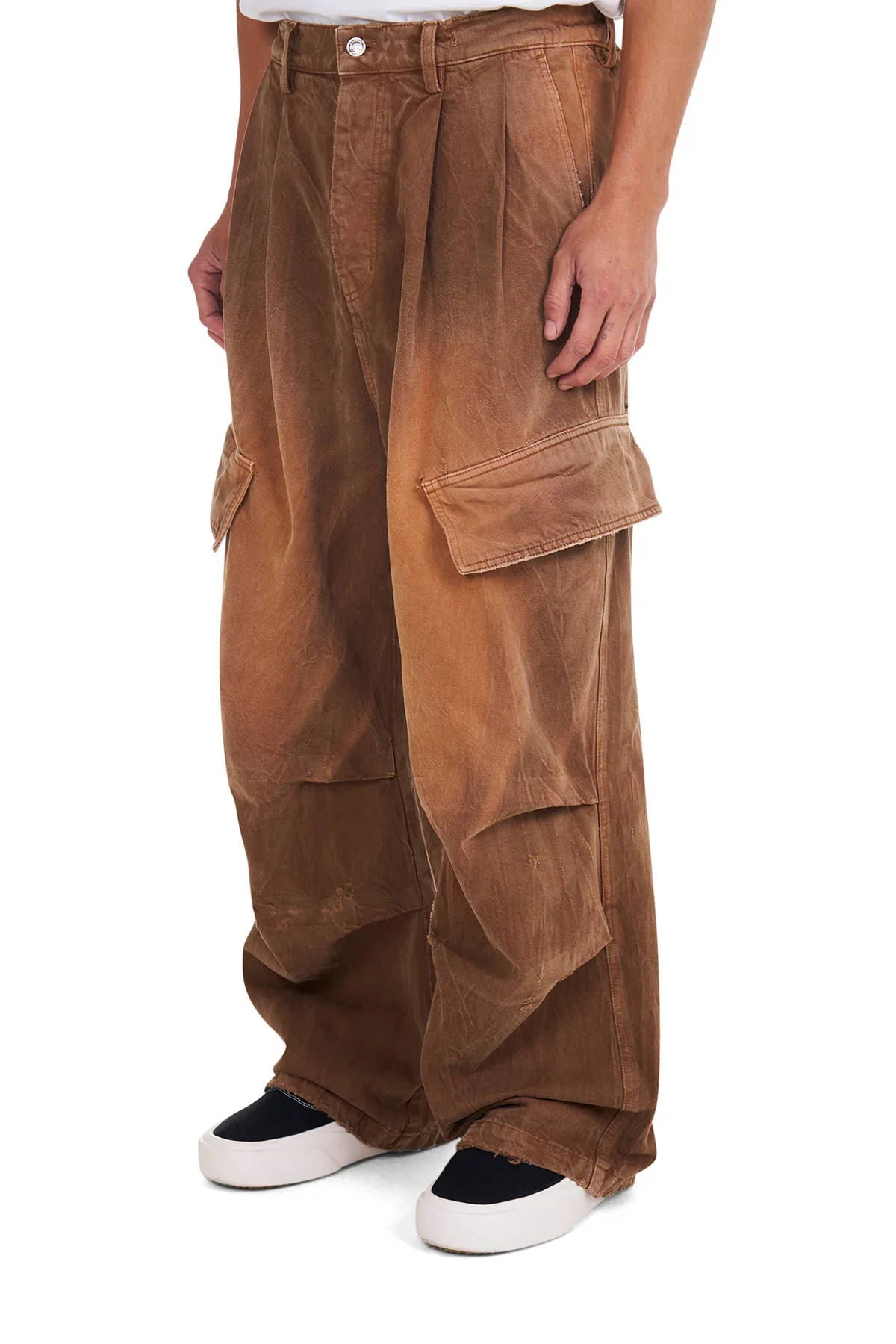 NAHMIAS | DENIM OVERSIZED CARGO JEANS - Image 2