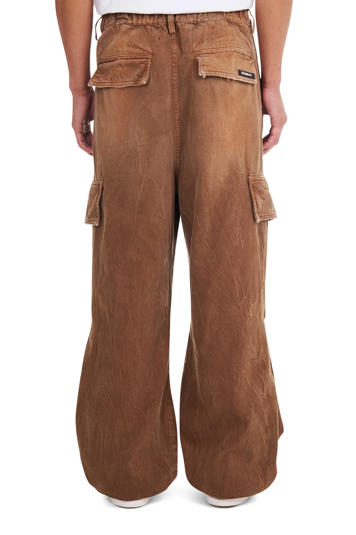 NAHMIAS | DENIM OVERSIZED CARGO JEANS - Image 3