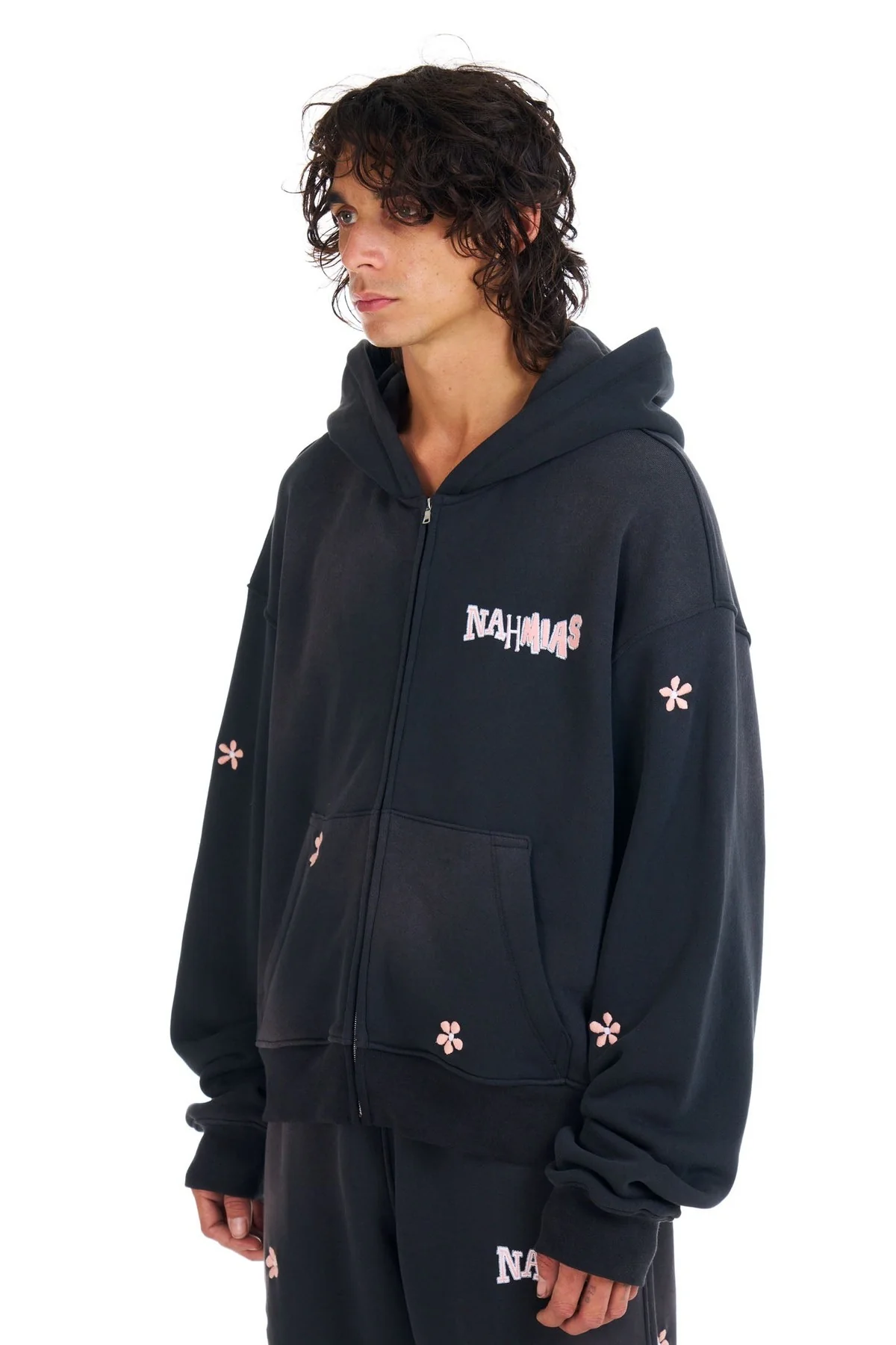 NAHMIAS | FLOWER GROMS ZIP HOODIE - Image 2