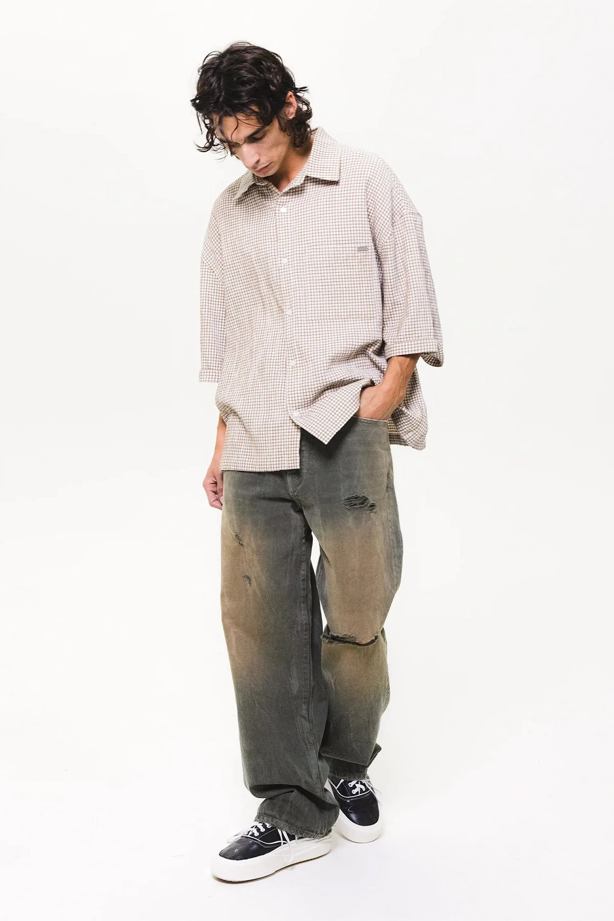 NAHMIAS | FOREST WASH BAGGY JEANS - Image 4