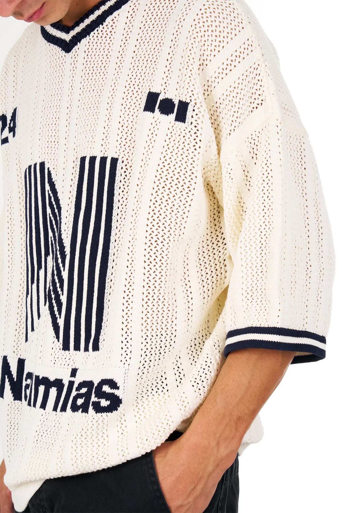 NAHMIAS | KNIT TECH "N" FOOTBALL SHIRT - Image 4