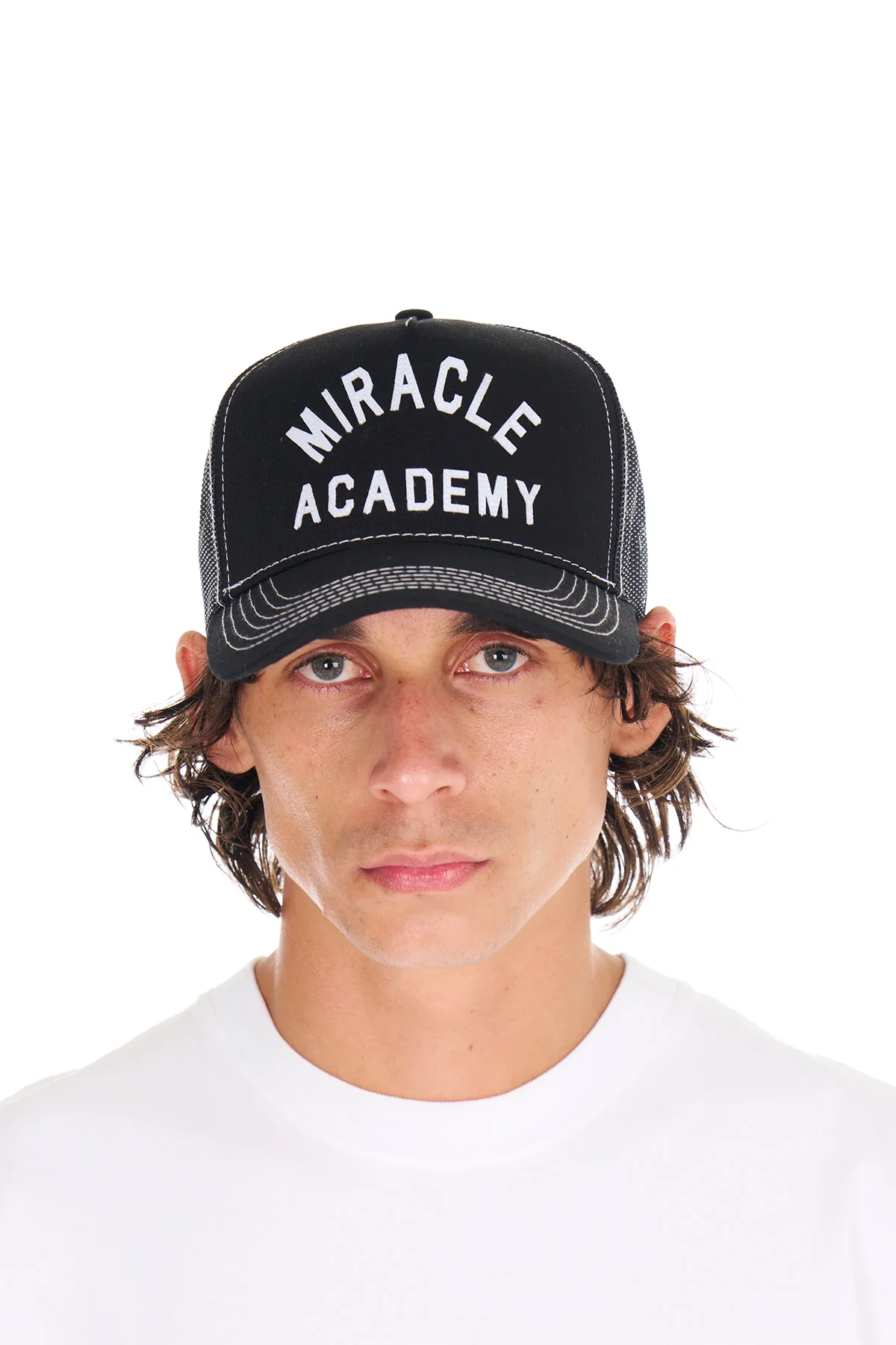 NAHMIAS | MIRACLE ACADEMY CONTRAST TRUCKER HAT - Image 2