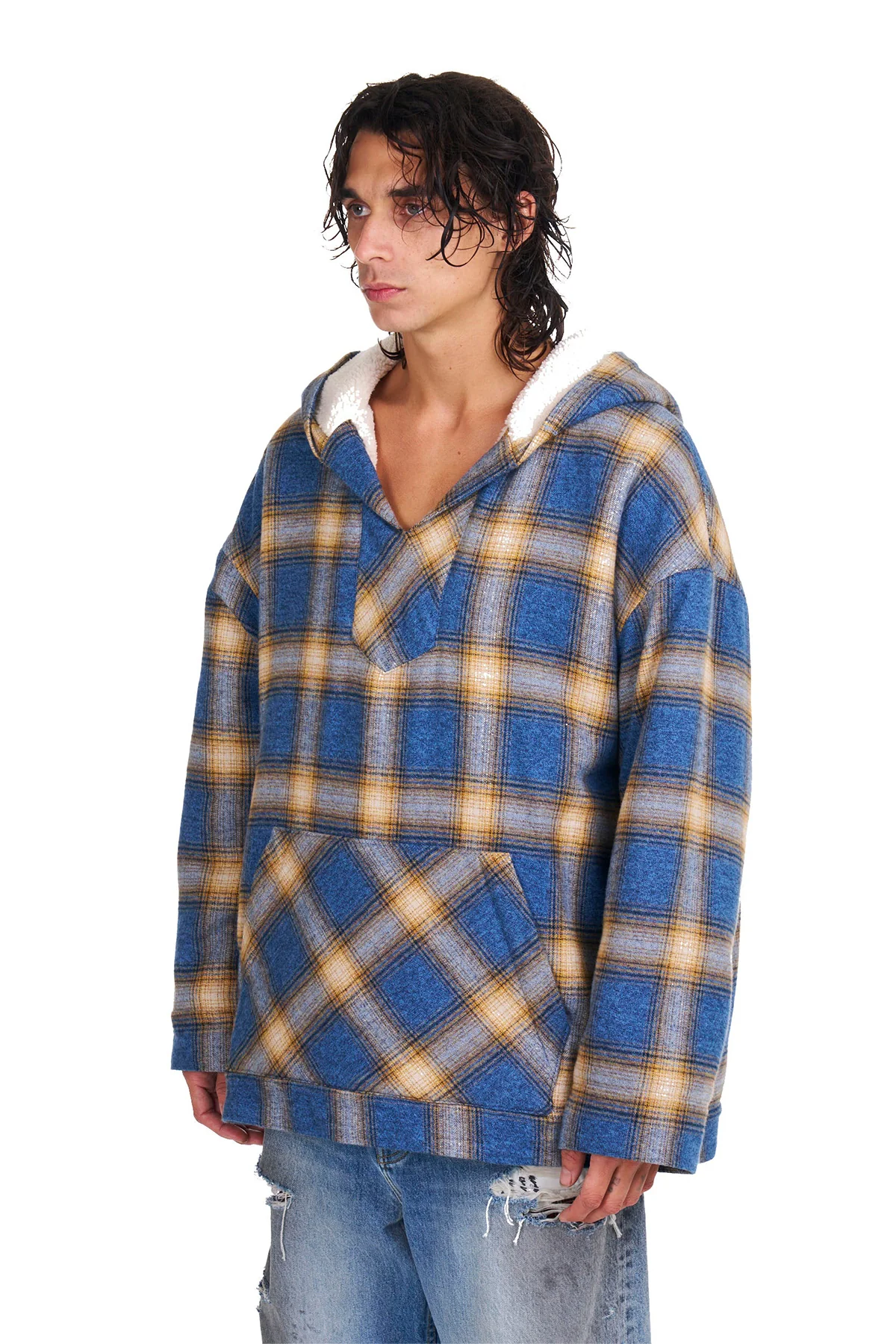 NAHMIAS | PLAID RELAXED SURF HOODIE - Image 2