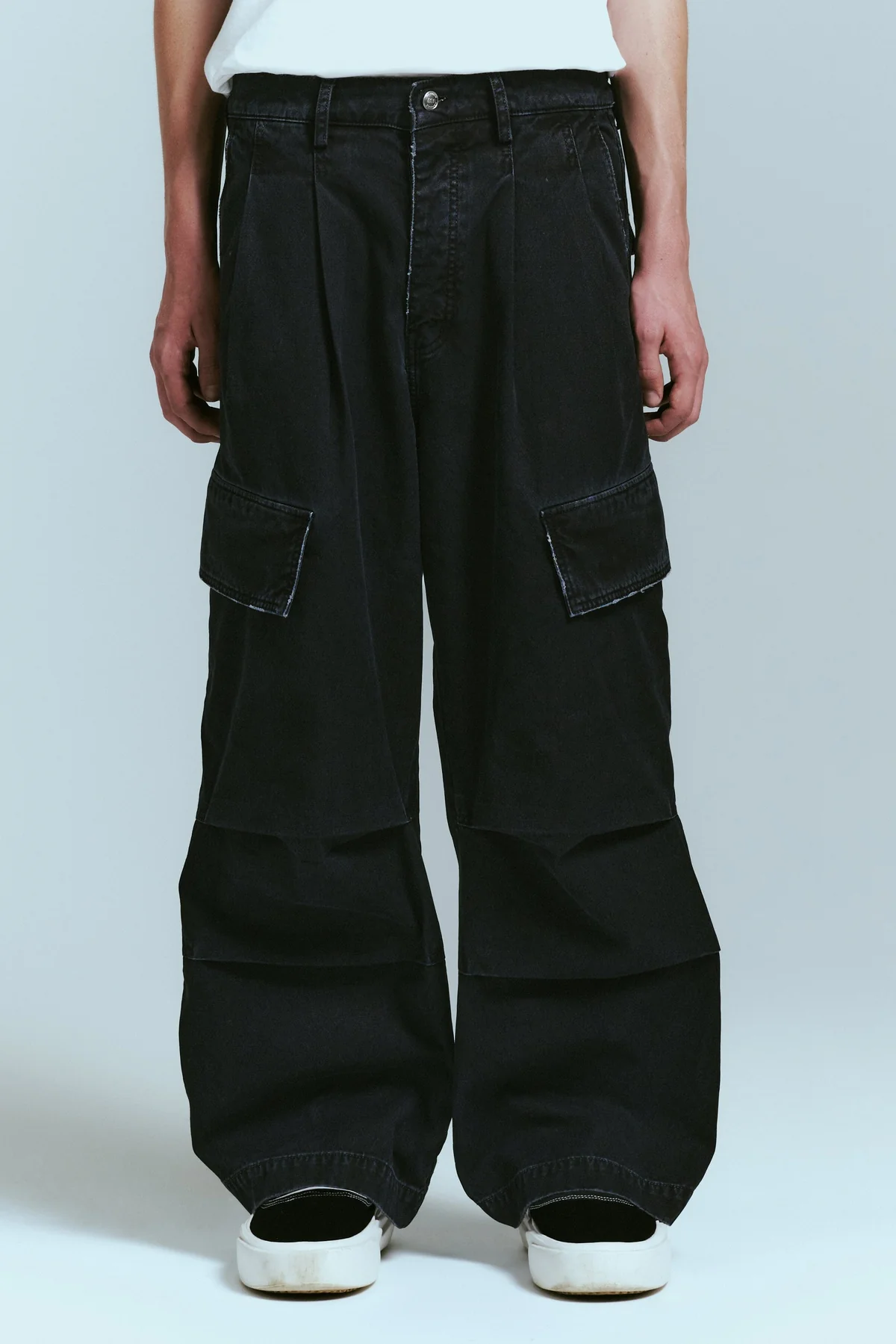 NAHMIAS | WASHED OVERSIZED CARGO PANTS