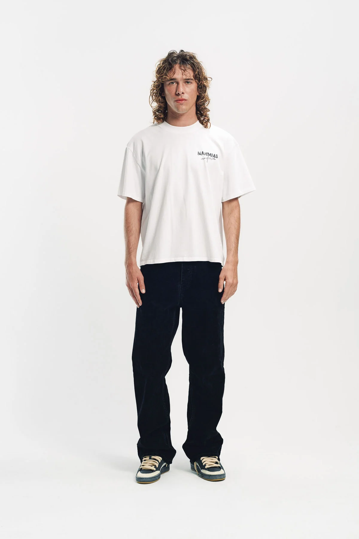 NAHMIAS | WHITE MAXFIELD CRAFT SUPPLIER T-SHIRT - Image 3