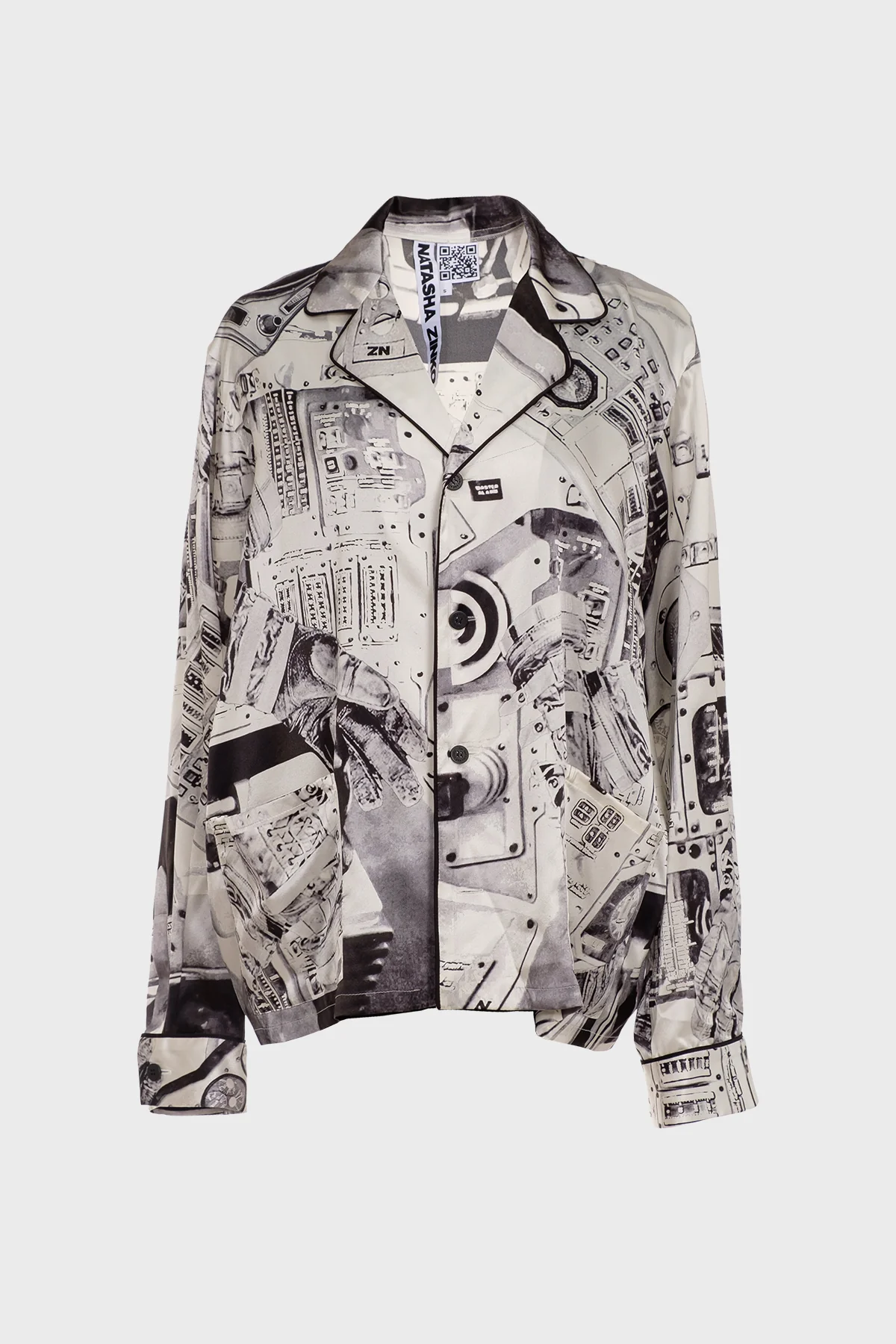 NATASHA ZINKO | SPACESHIP PRINT SHIRT