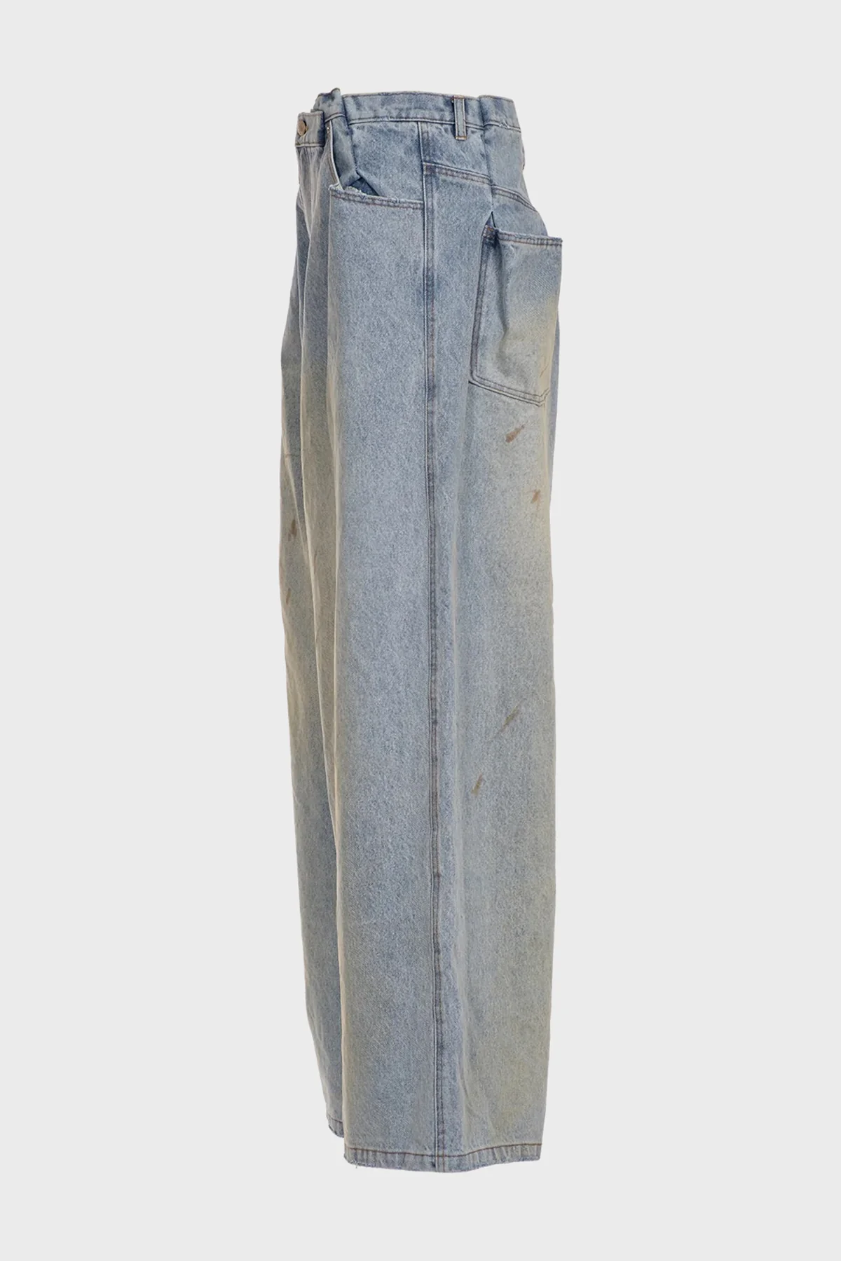 NATASHA ZINKO | TREATED FOLDED JEANS - Image 2