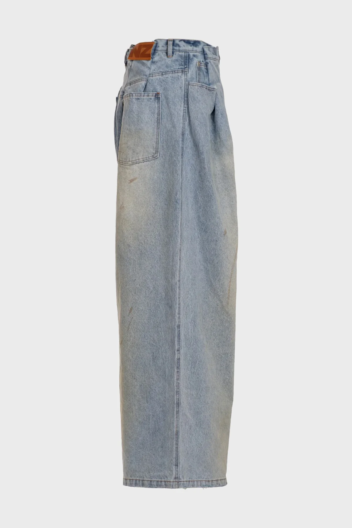 NATASHA ZINKO | TREATED FOLDED JEANS - Image 3