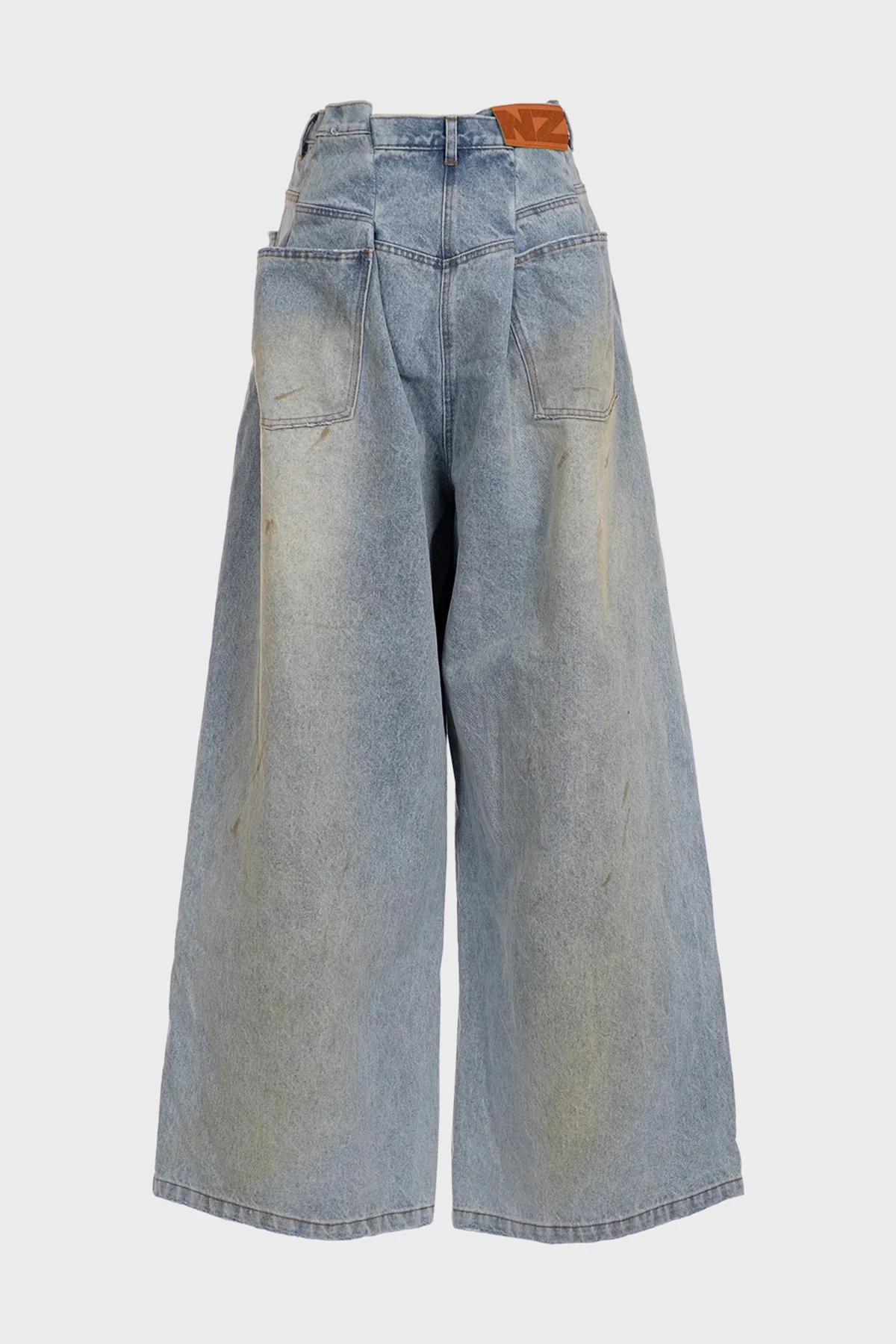 NATASHA ZINKO | TREATED FOLDED JEANS - Image 4