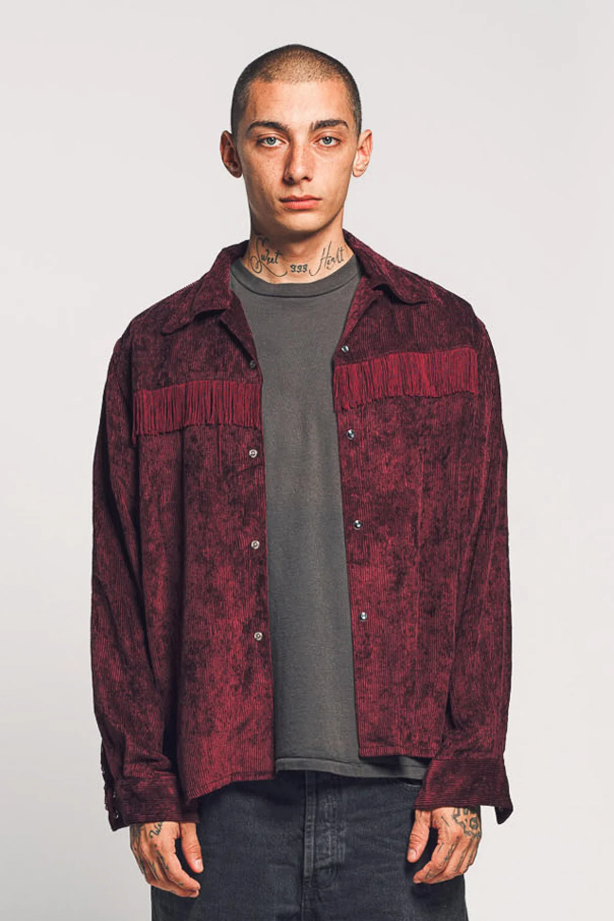 NEEDLES | FRINGE LONG SLEEVE SHIRT - Image 2