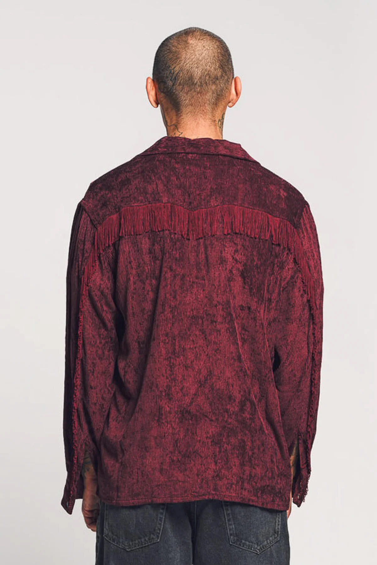 NEEDLES | FRINGE LONG SLEEVE SHIRT - Image 4