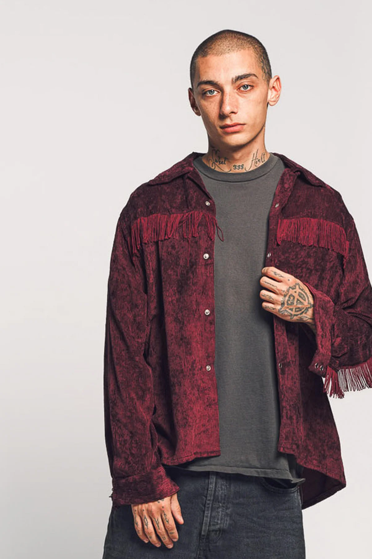 NEEDLES | FRINGE LONG SLEEVE SHIRT - Image 5