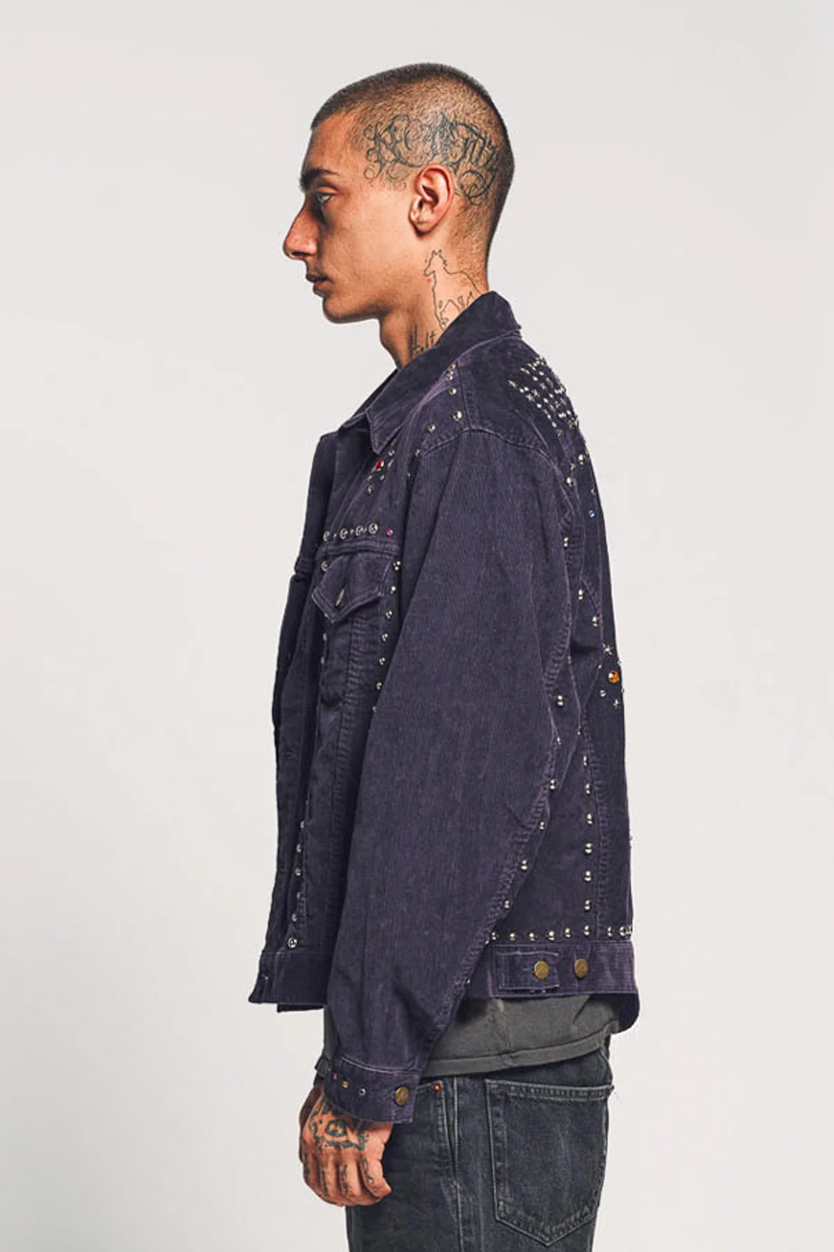 NEEDLES | STUDDED JEAN JACKET - Image 3
