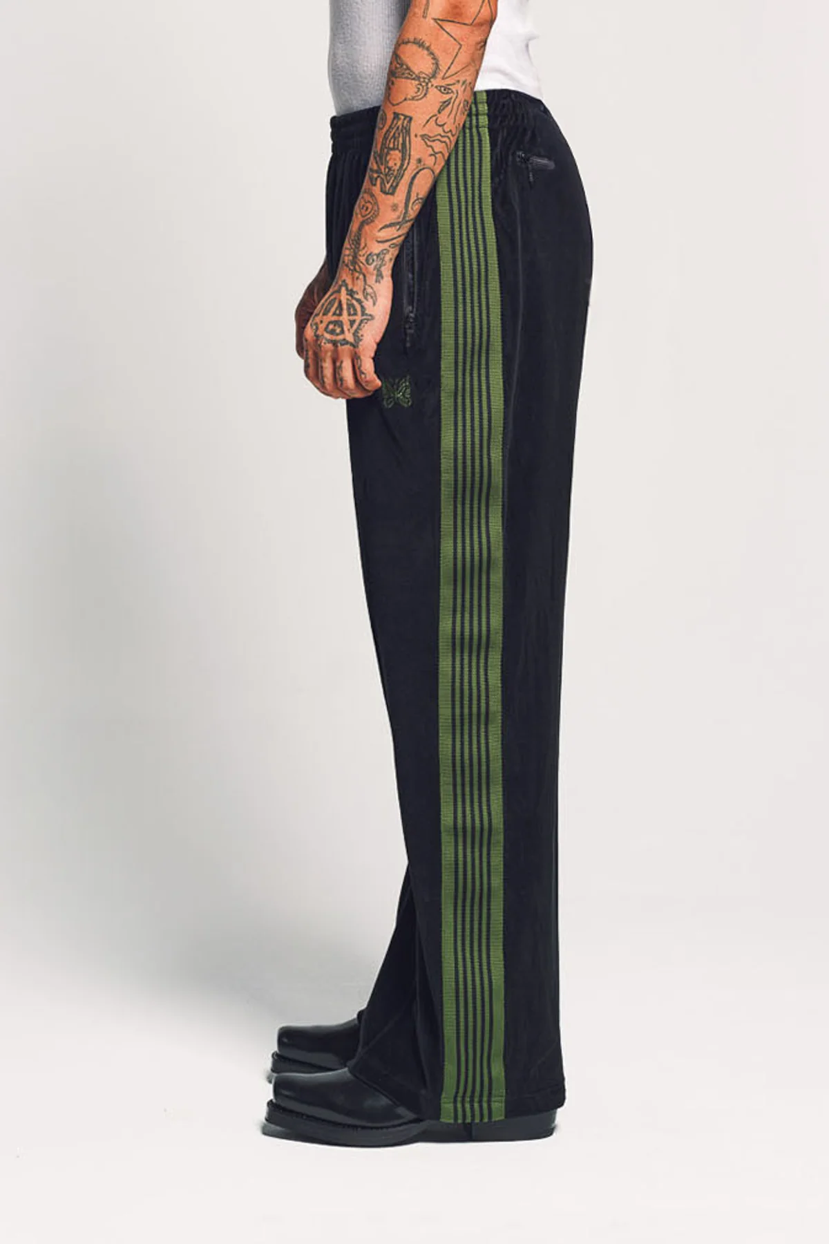 NEEDLES | VELOUR BOOTCUT TRACKPANTS - Image 3