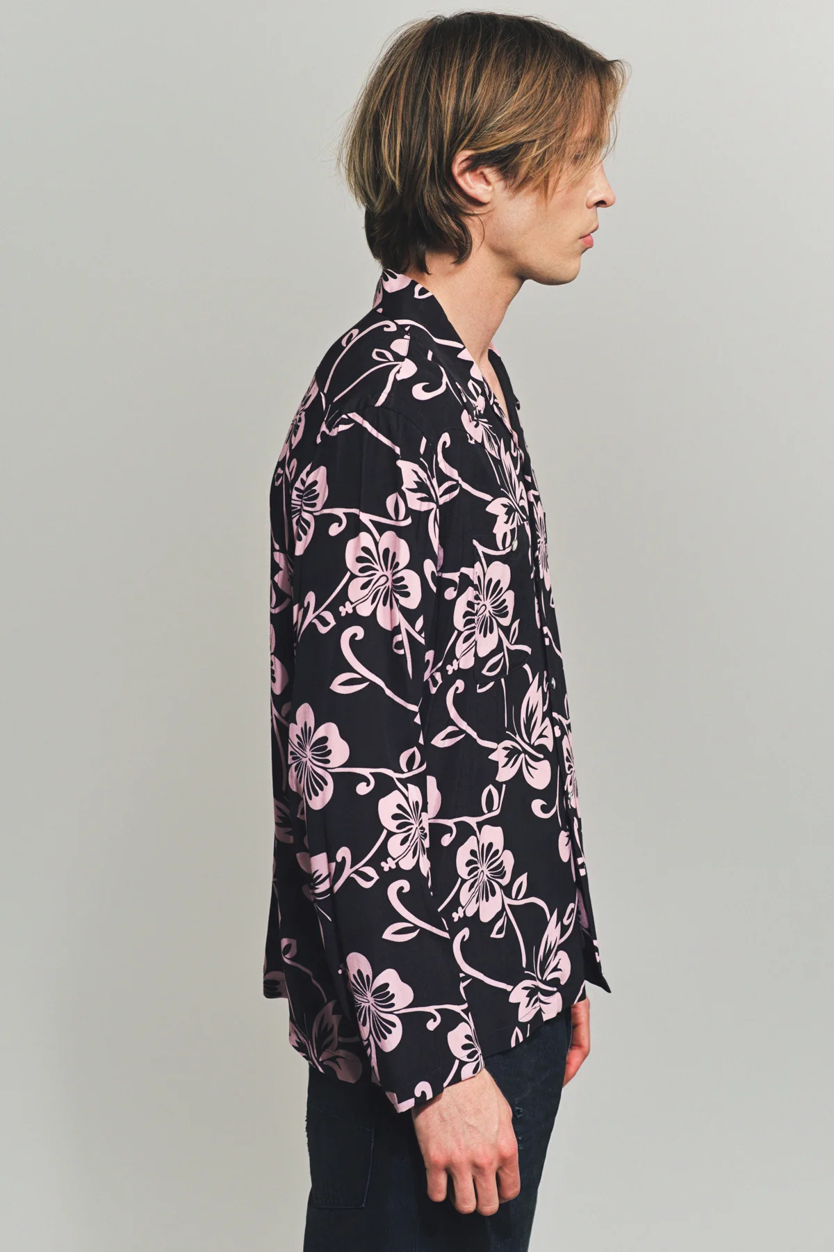 NEEDLES X MAXFIELD | HIBISCUS FLOWER PRINT COWBOY SHIRT - Image 5