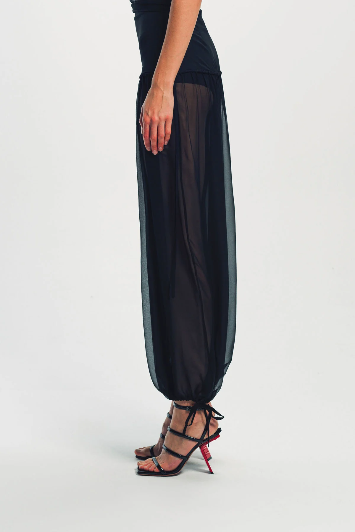 NENSI DOJAKA | HYBRID SILK HAREM PANTS - Image 3