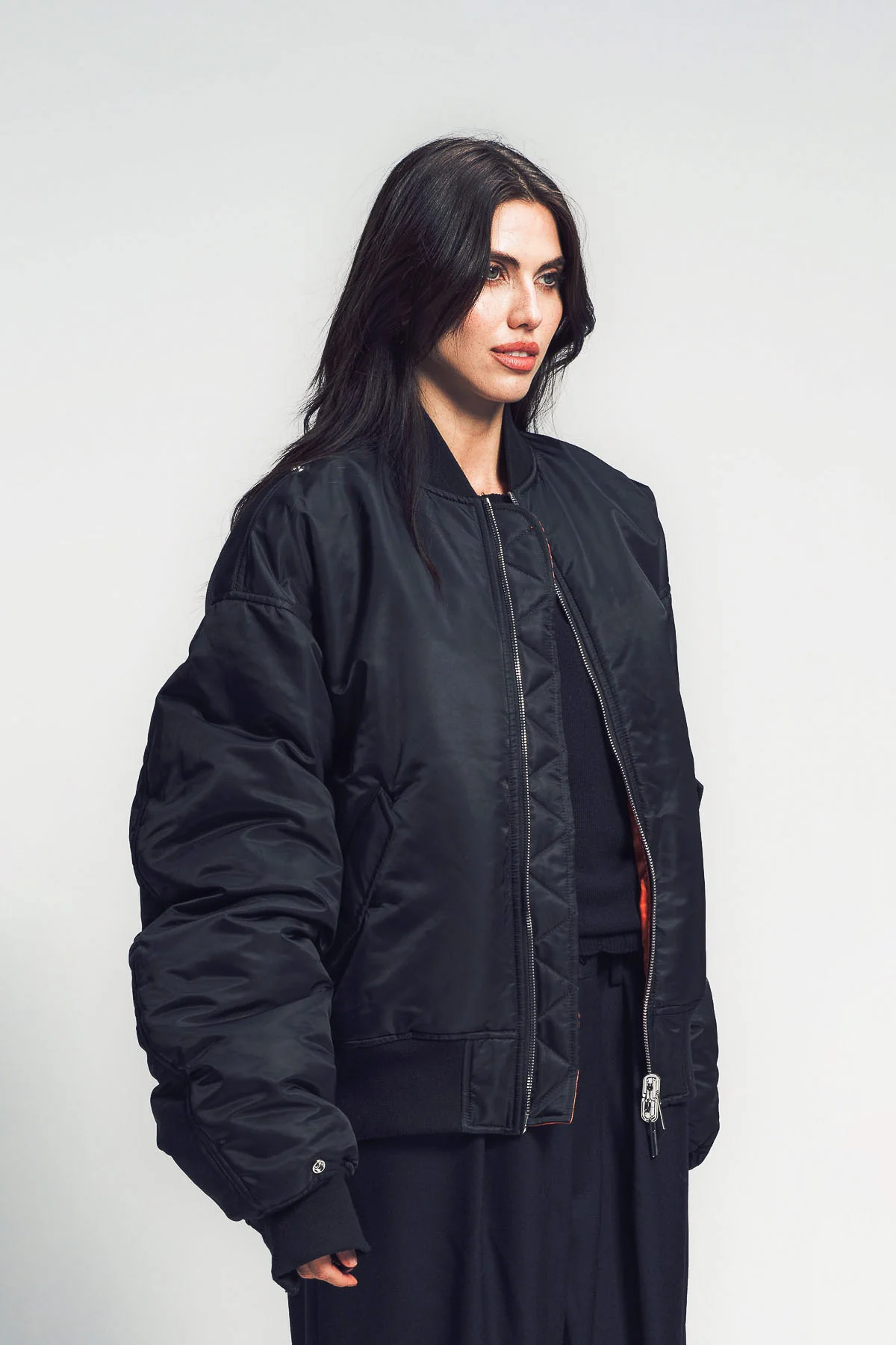 NOIR KEI NINOMIYA | NYLON TWILL BOMBER JACKET - Image 5