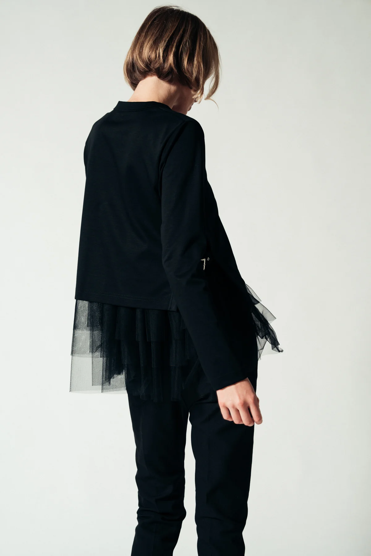 NOIR KEI NINOMIYA | PONTE LONG SLEEVE TOP - Image 3