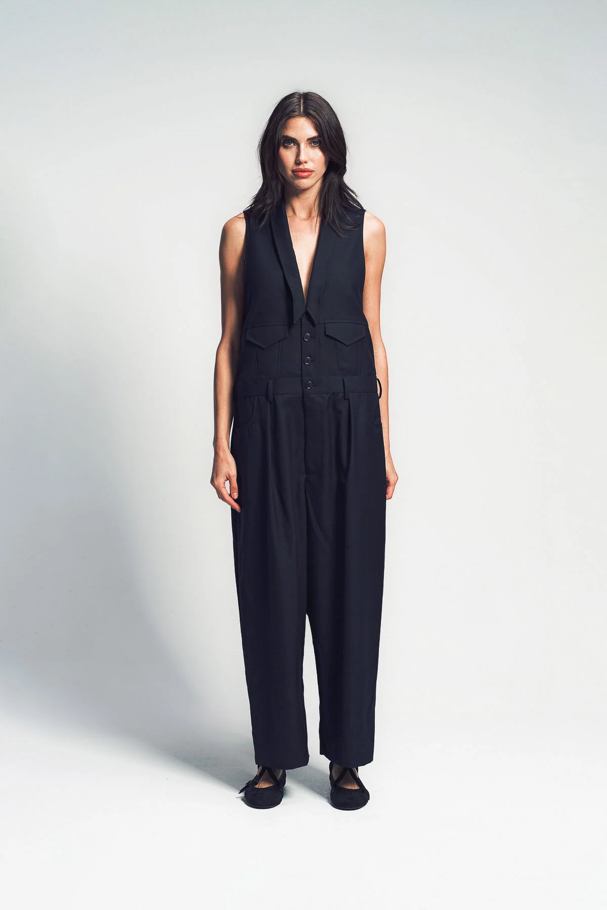 NOIR KEI NINOMIYA | WOOL JUMPSUIT - Image 2