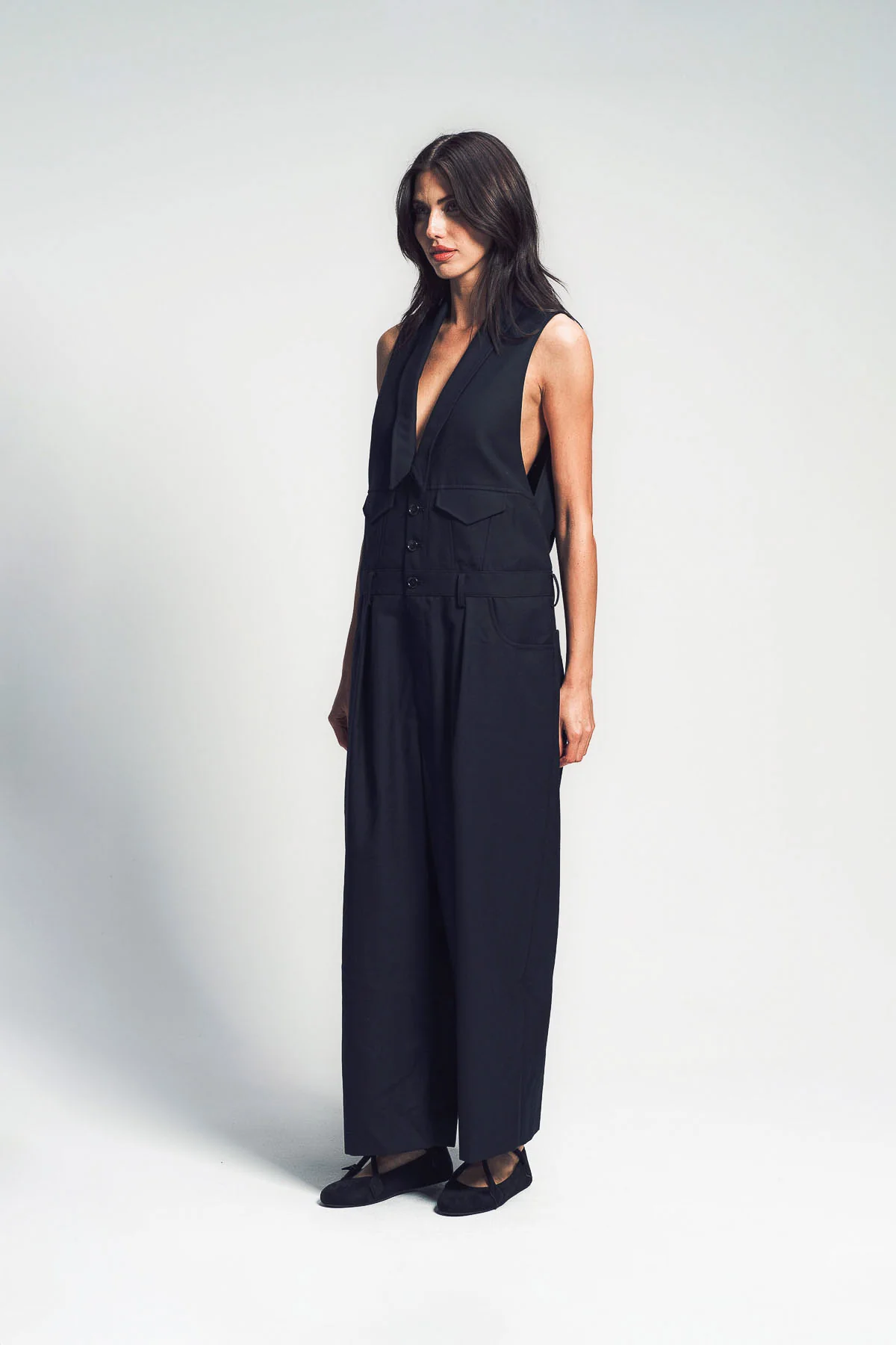NOIR KEI NINOMIYA | WOOL JUMPSUIT - Image 3