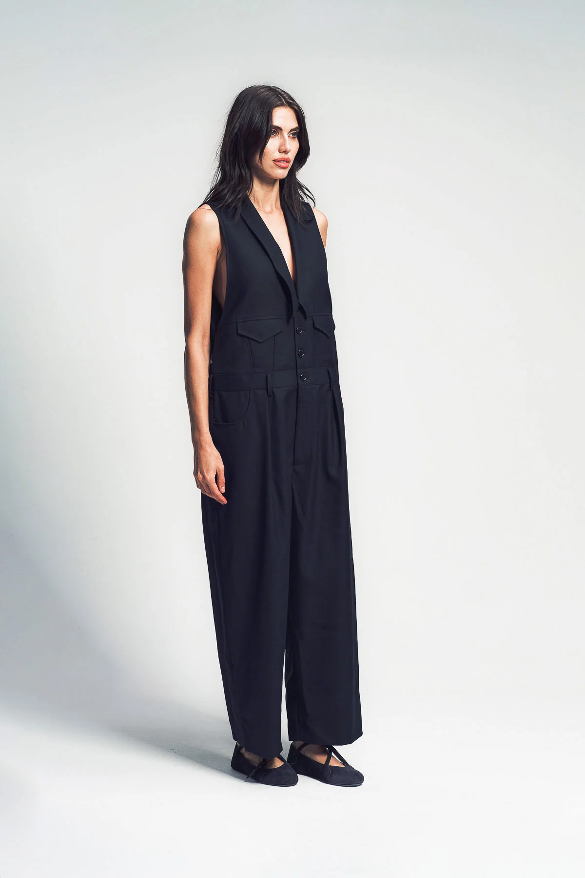 NOIR KEI NINOMIYA | WOOL JUMPSUIT - Image 5