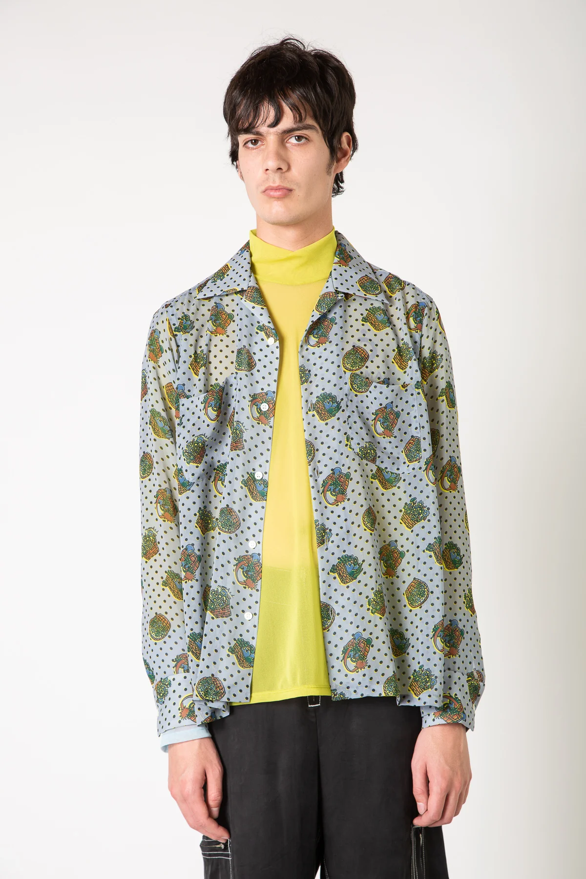 NOMARHYTHM TEXTILE | CHIFFON BASKETS SHIRT