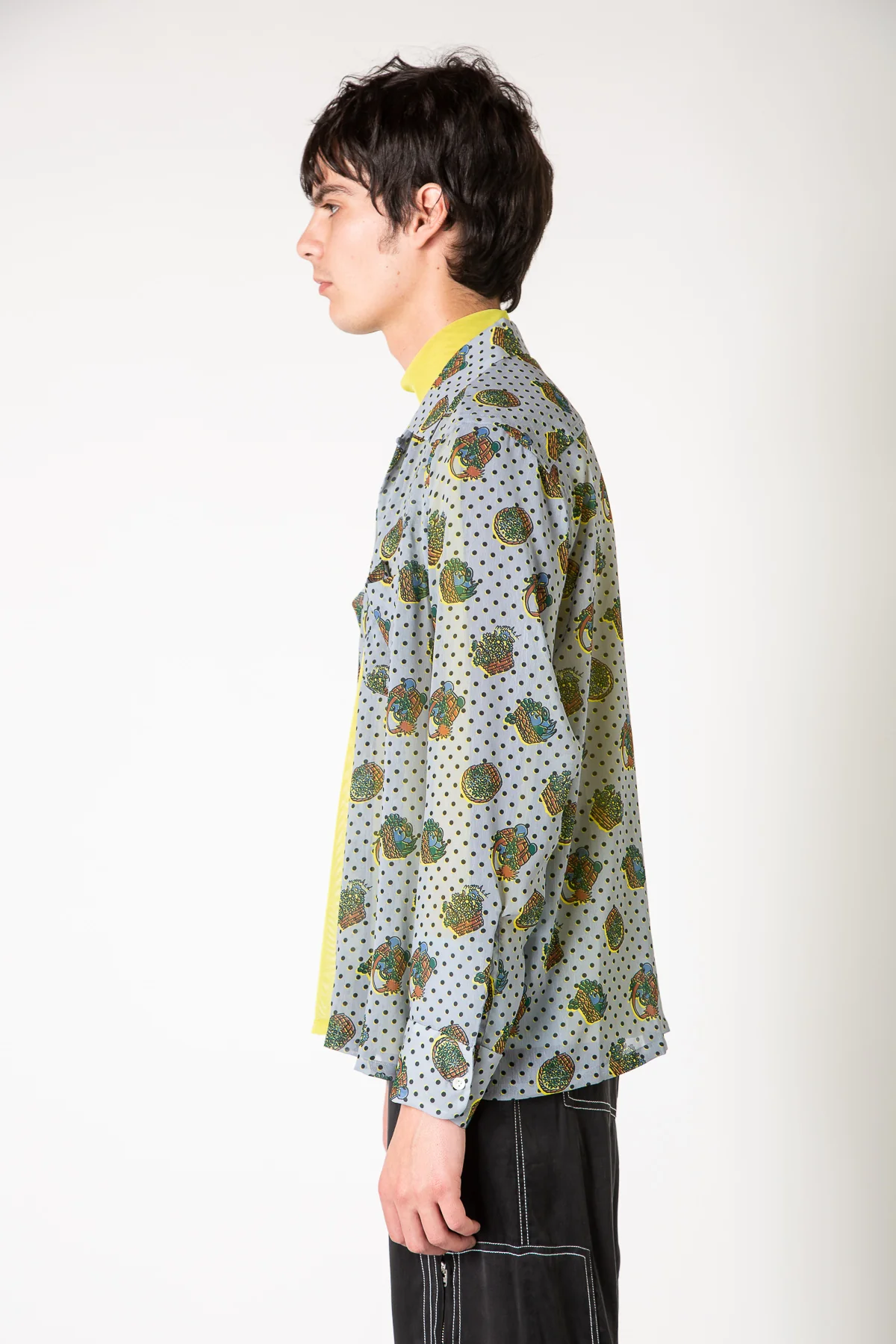 NOMARHYTHM TEXTILE | CHIFFON BASKETS SHIRT - Image 3