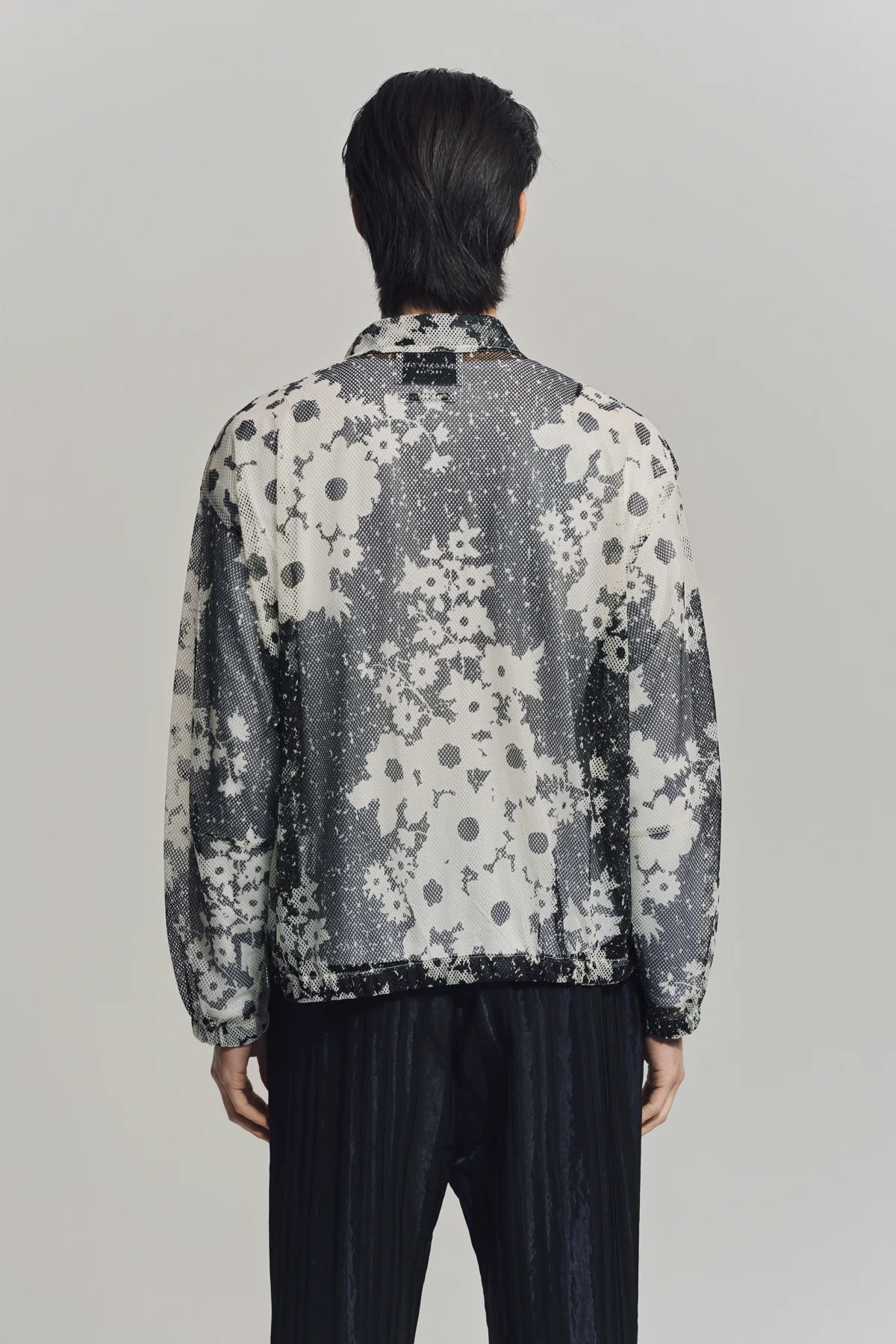 NOMARHYTHM TEXTILE | FLORAL MESH ZIP BLOUSON - Image 4