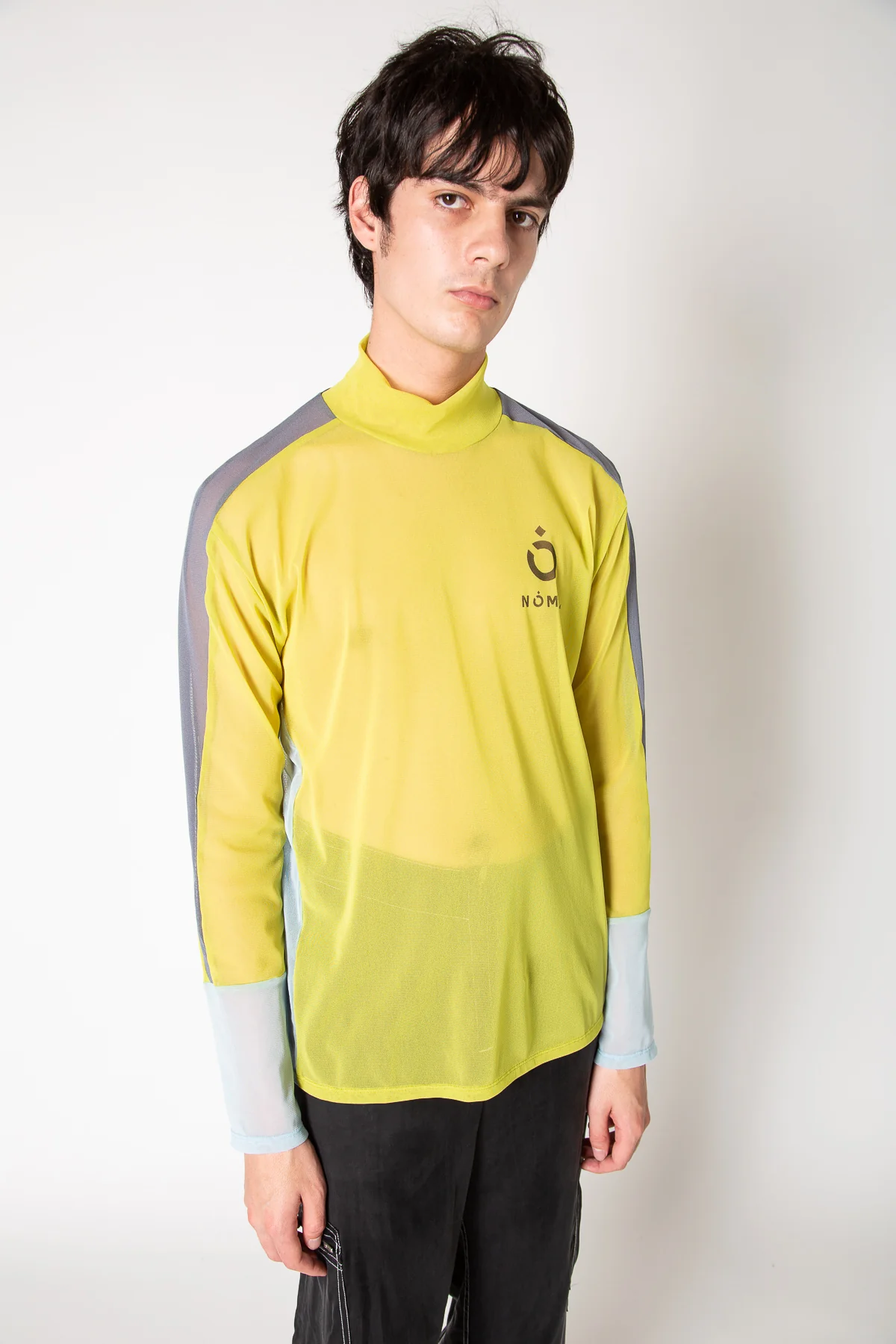 NOMARHYTHM TEXTILE | LOGO MESH LONG SLEEVE TEE - Image 2