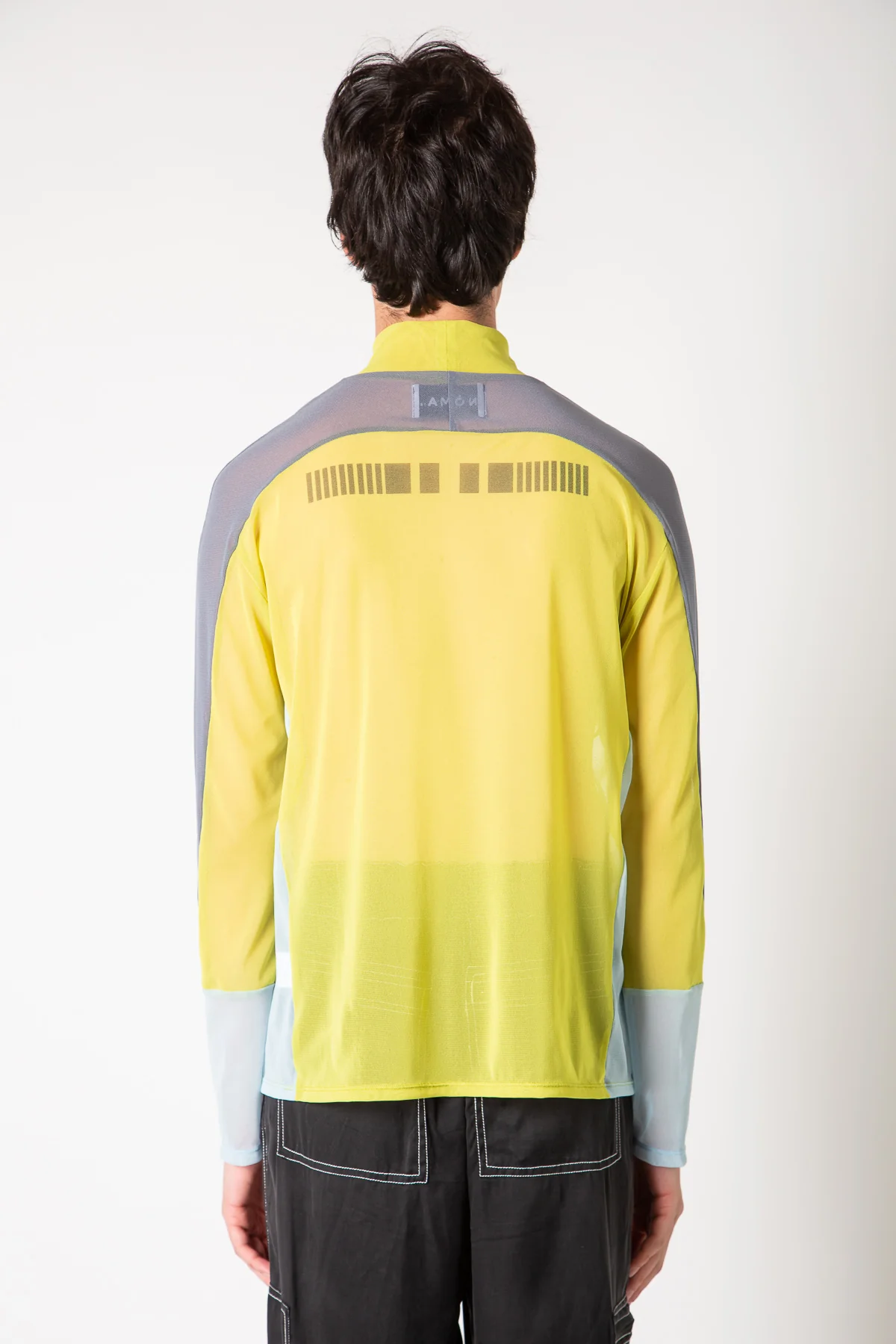 NOMARHYTHM TEXTILE | LOGO MESH LONG SLEEVE TEE - Image 4