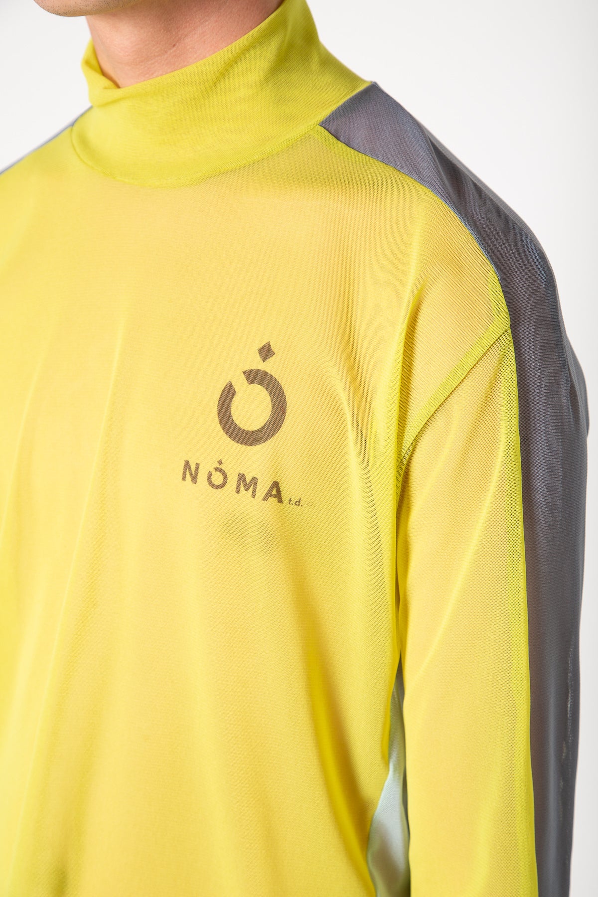 NOMARHYTHM TEXTILE | LOGO MESH LONG SLEEVE TEE - Image 5