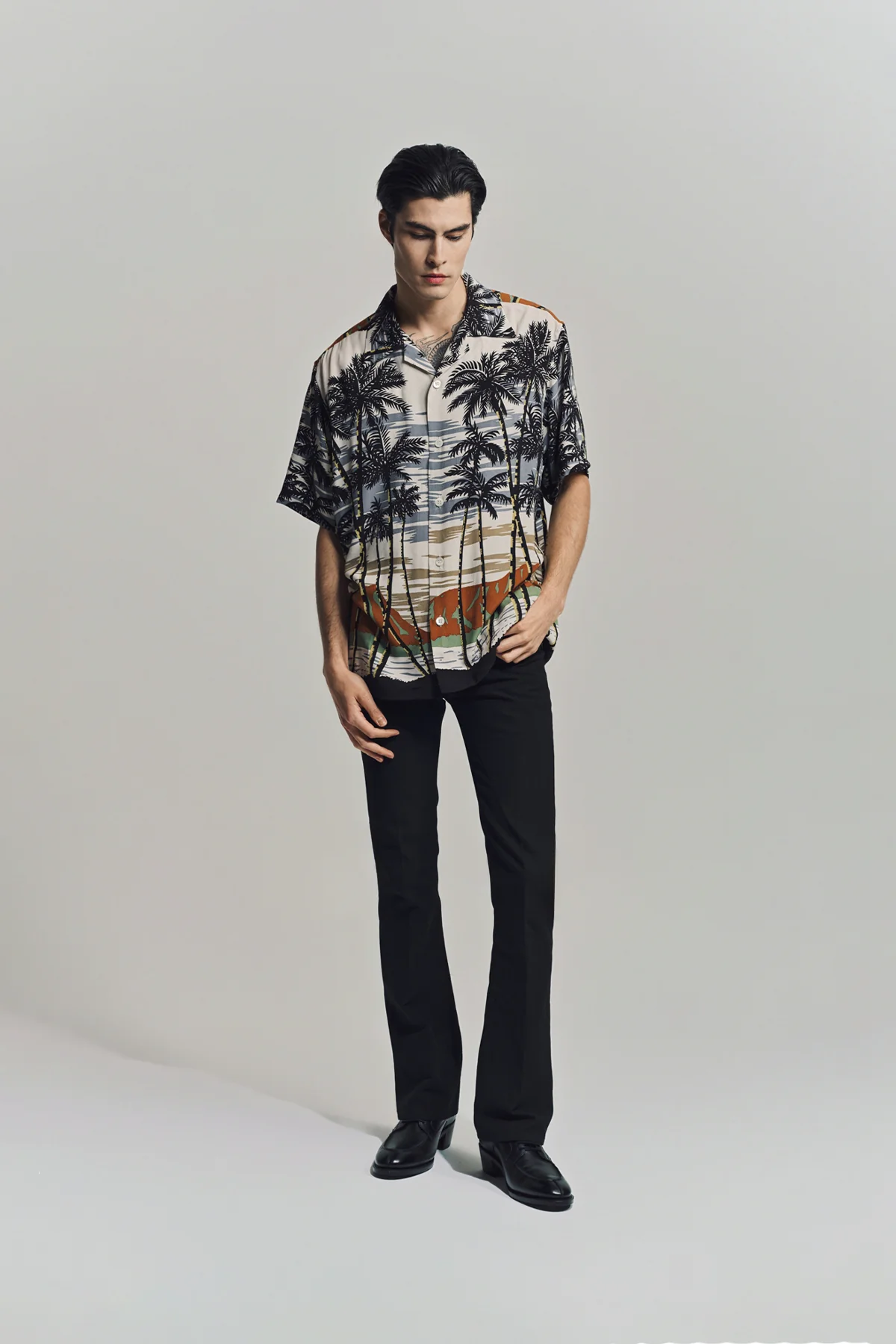 NOMARHYTHM TEXTILE | PALM TREE SUMMER SHIRT