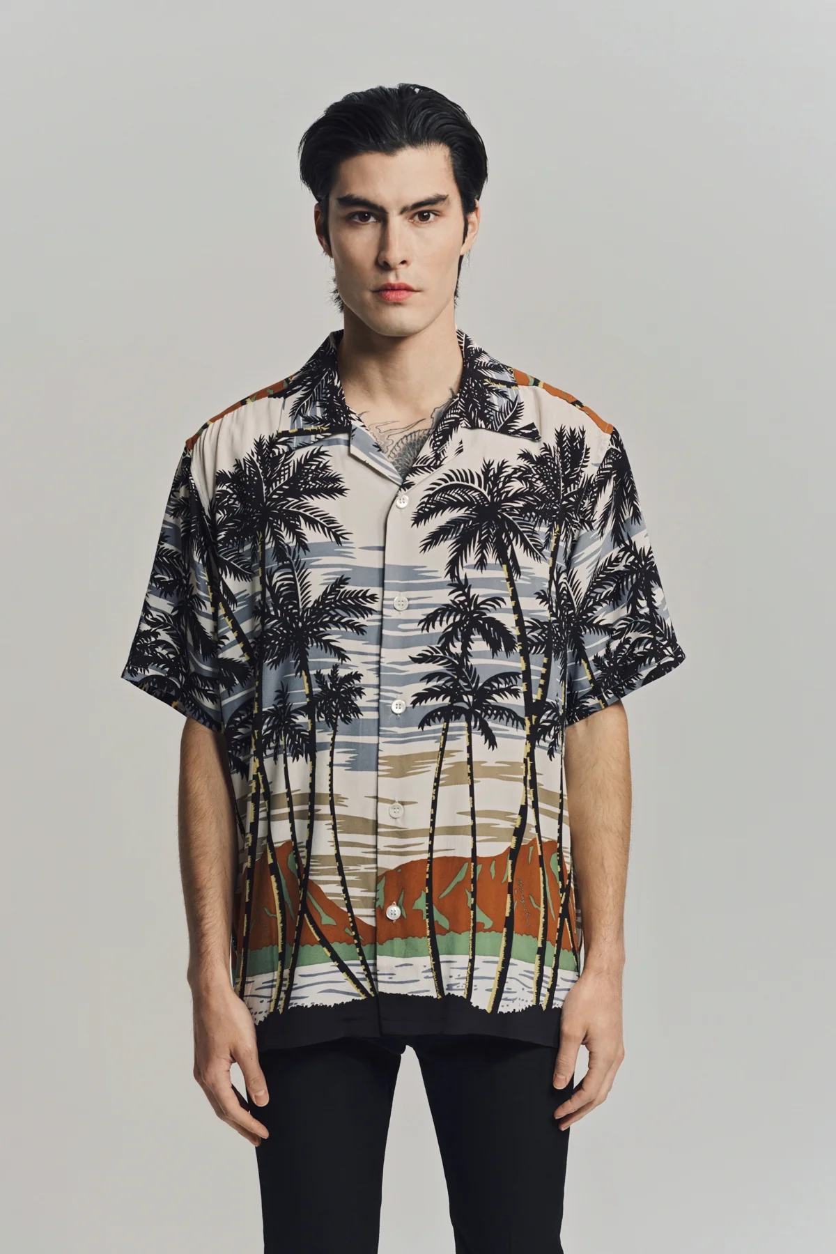 NOMARHYTHM TEXTILE | PALM TREE SUMMER SHIRT - Image 2
