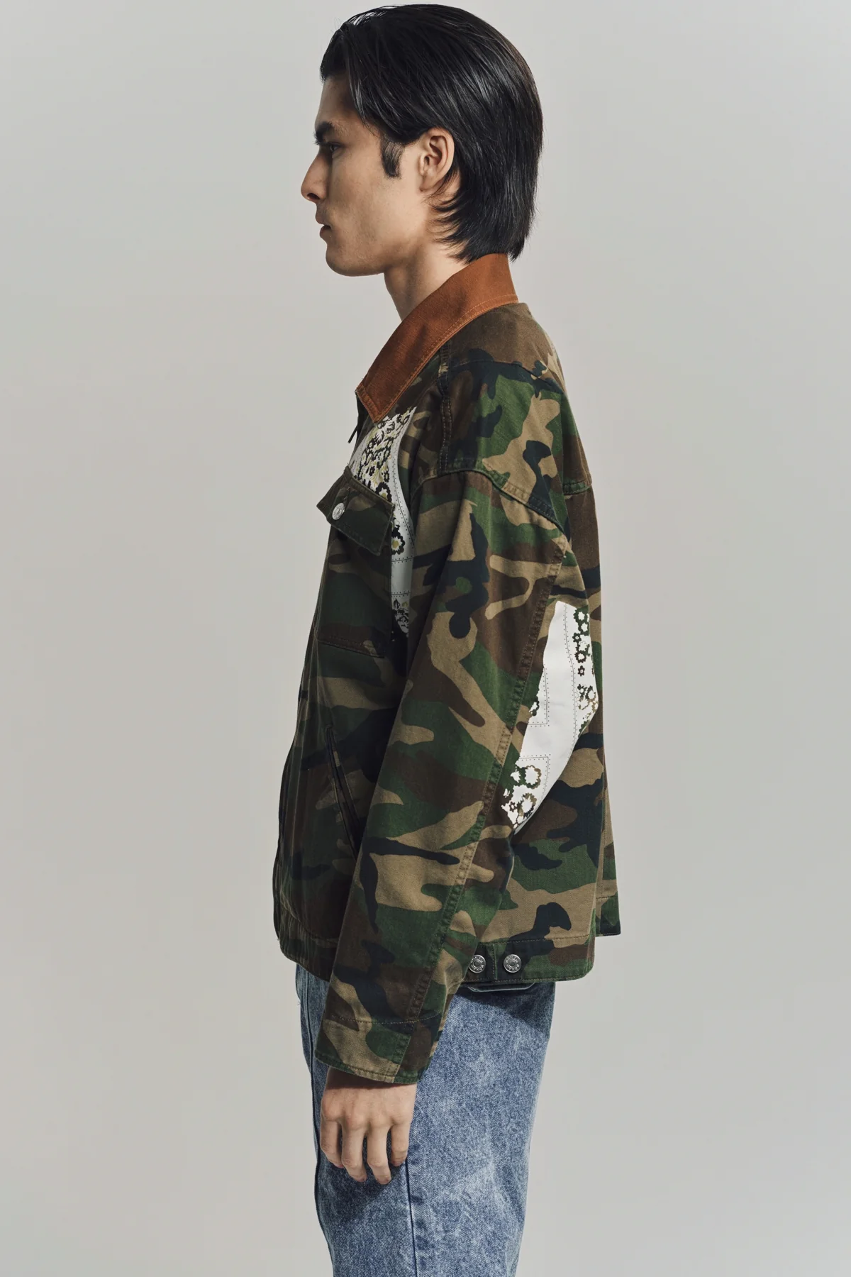 NOMARHYTHM TEXTILE | SIGN PRINT WORK JACKET - Image 5