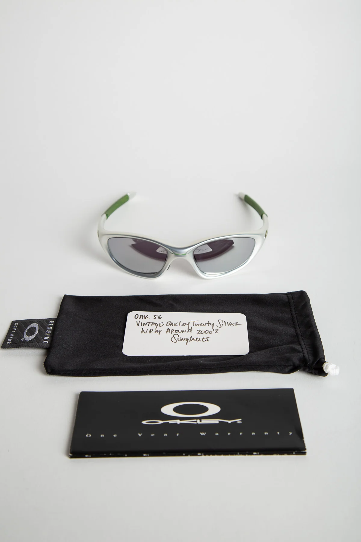 2000'S OAKLEY TWENTY WRAP SUNGLASSES - Image 4